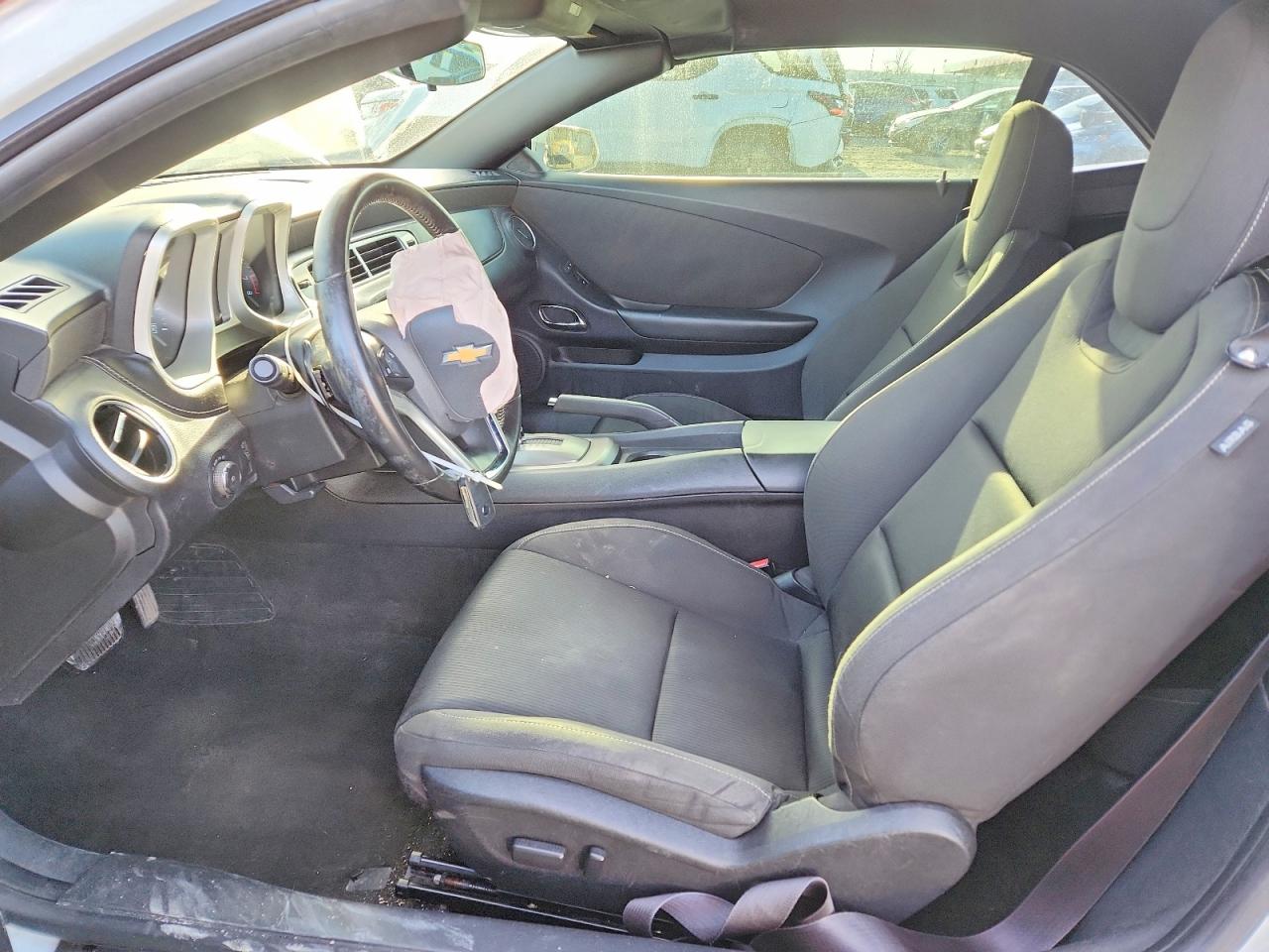 2015 Chevrolet Camaro Lt White vin: 2G1FD3D31F9264467