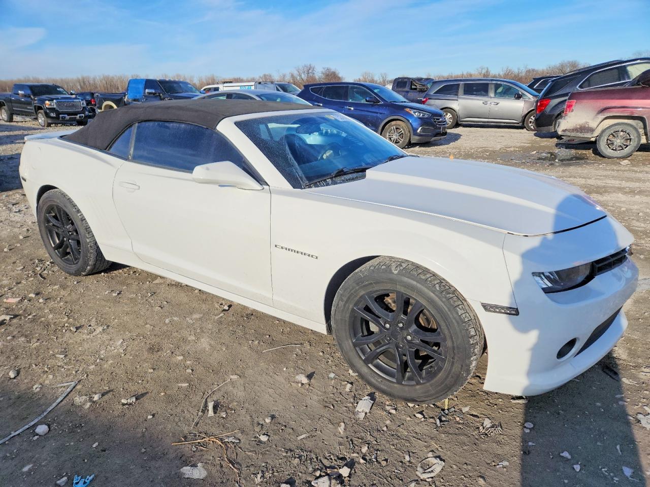2015 Chevrolet Camaro Lt White vin: 2G1FD3D31F9264467