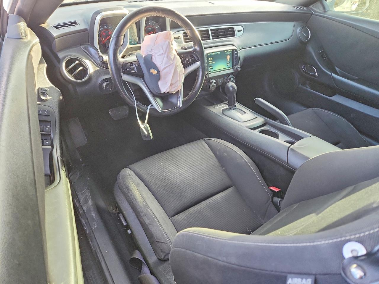 2015 Chevrolet Camaro Lt White vin: 2G1FD3D31F9264467