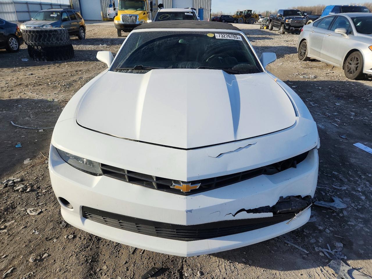 2015 Chevrolet Camaro Lt White vin: 2G1FD3D31F9264467