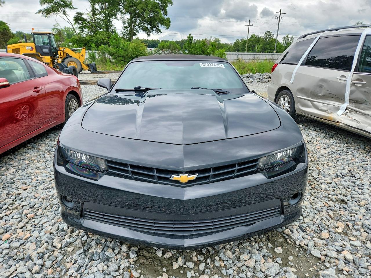 2015 Chevrolet Camaro Lt Black vin: 2G1FD3D31F9291264