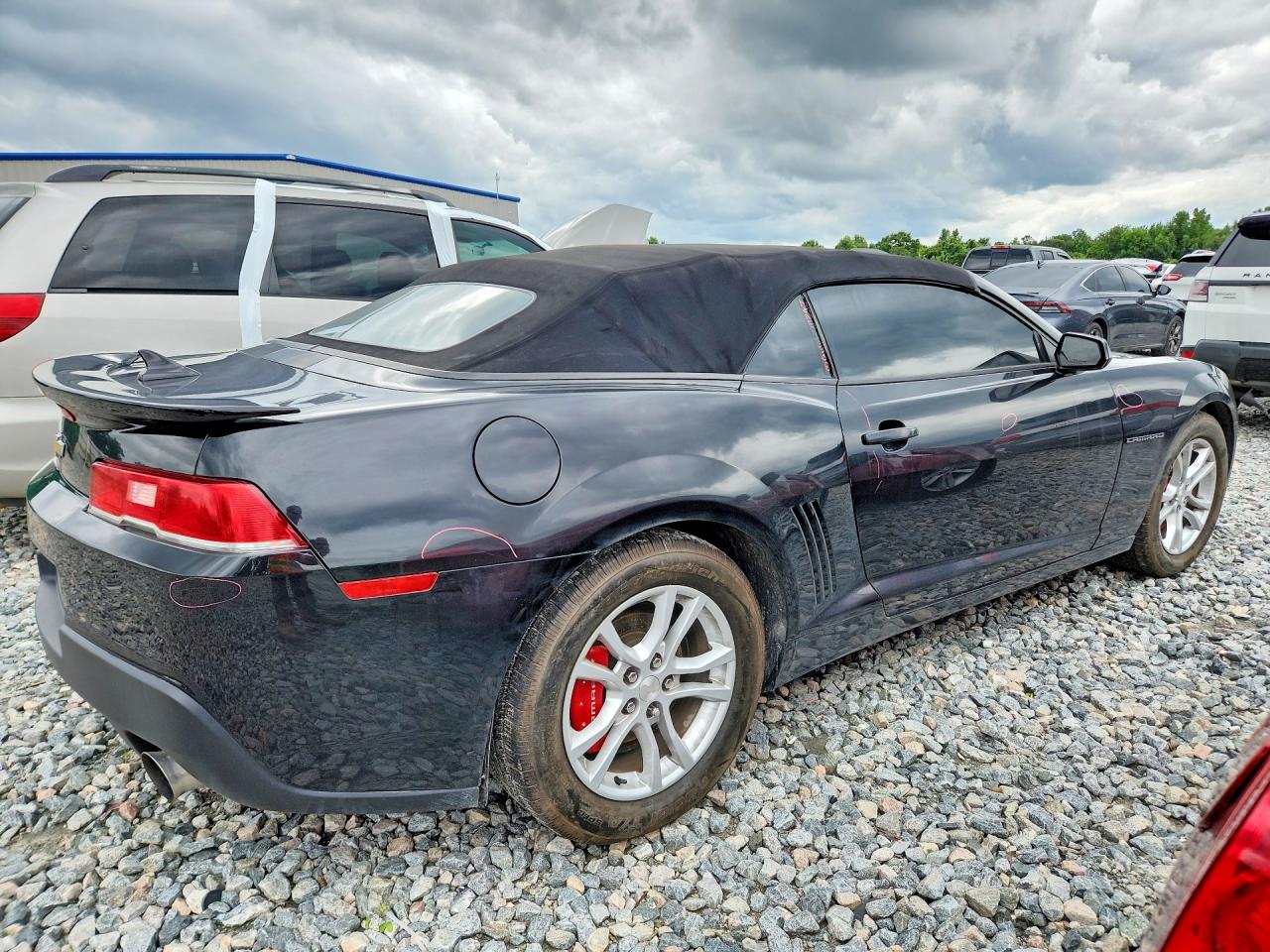 2015 Chevrolet Camaro Lt Black vin: 2G1FD3D31F9291264