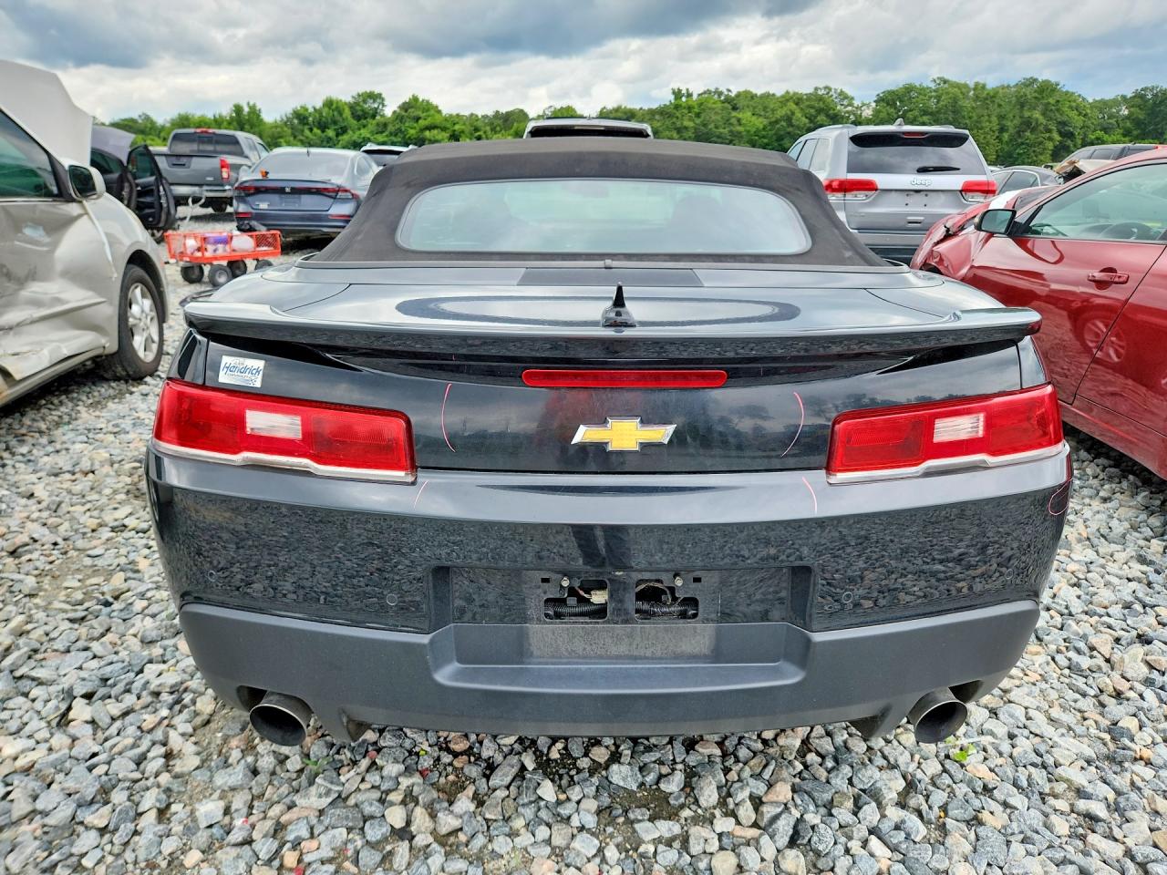 2015 Chevrolet Camaro Lt Black vin: 2G1FD3D31F9291264
