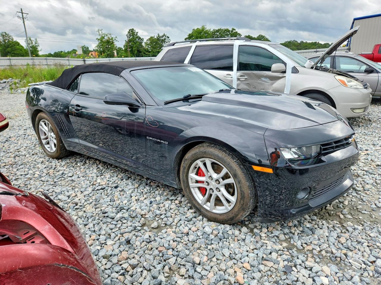 2015 Chevrolet Camaro Lt Black vin: 2G1FD3D31F9291264