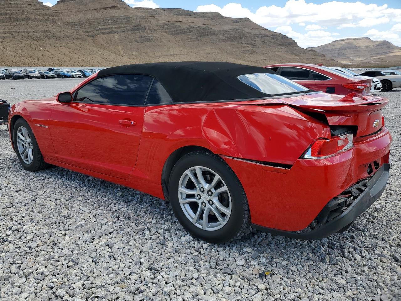 2015 Chevrolet Camaro Lt Red vin: 2G1FD3D32F9107157