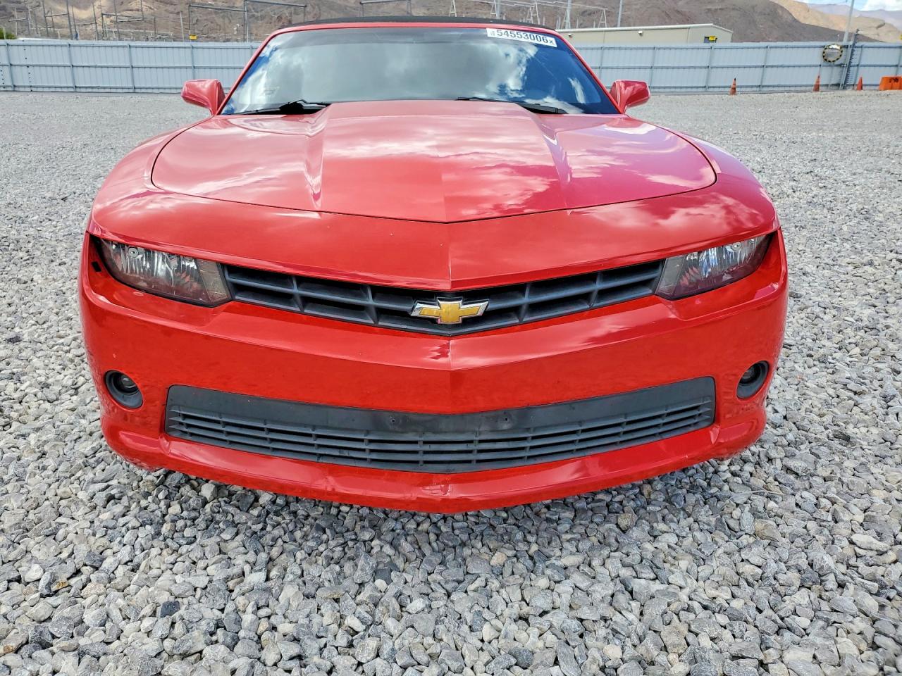 2015 Chevrolet Camaro Lt Red vin: 2G1FD3D32F9107157