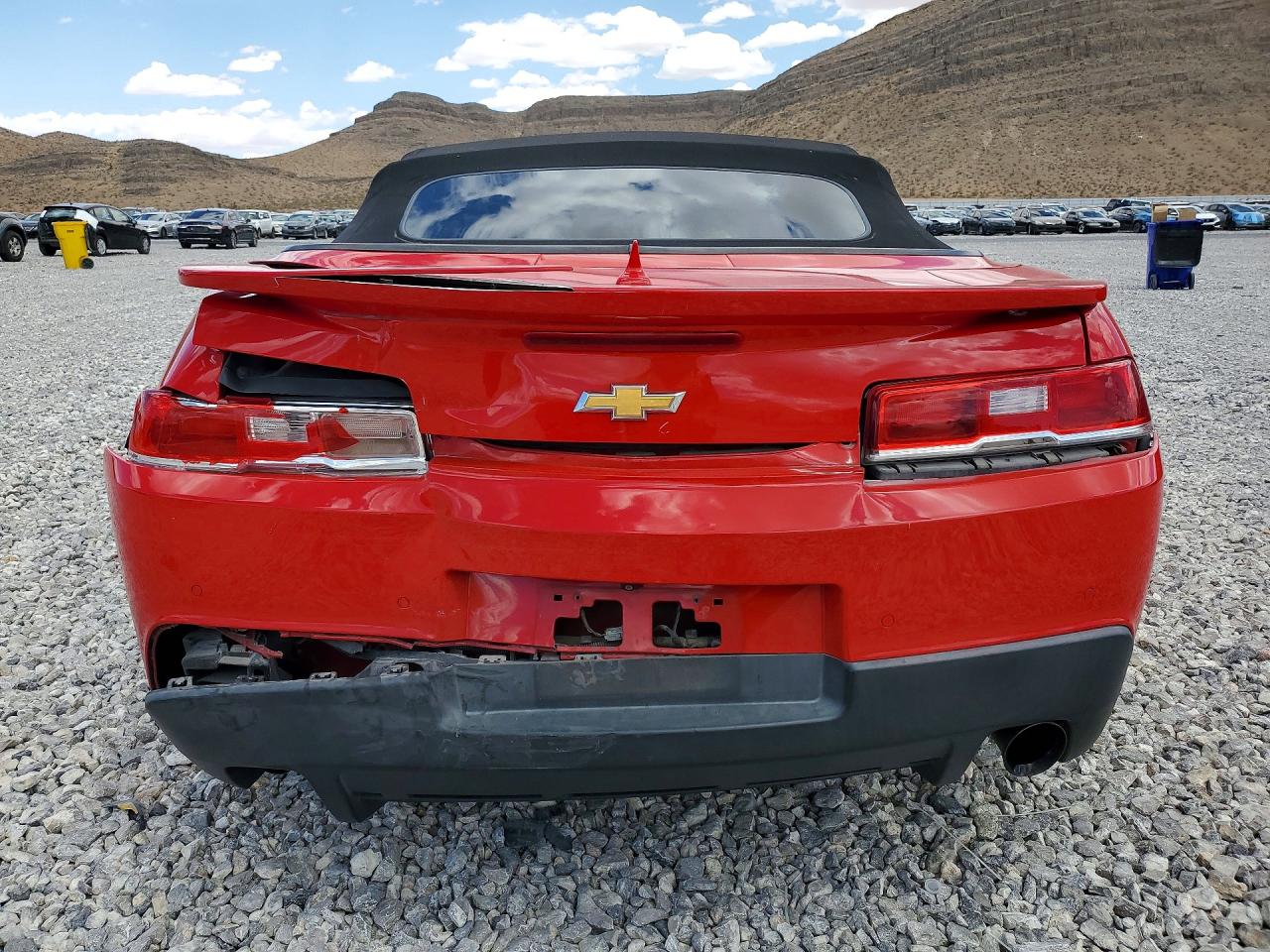 2015 Chevrolet Camaro Lt Red vin: 2G1FD3D32F9107157