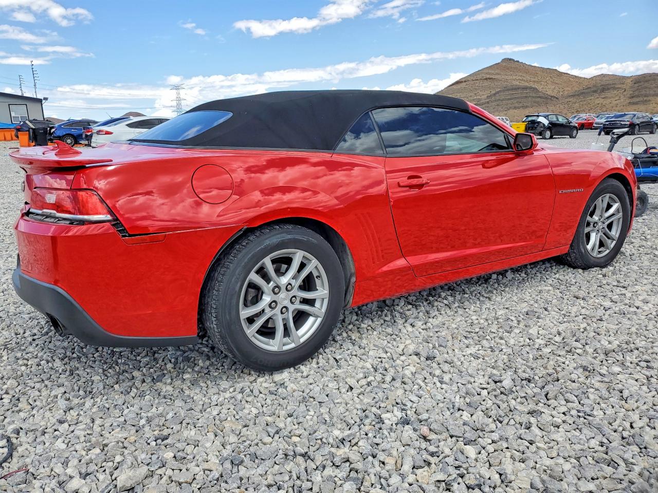 2015 Chevrolet Camaro Lt Red vin: 2G1FD3D32F9107157