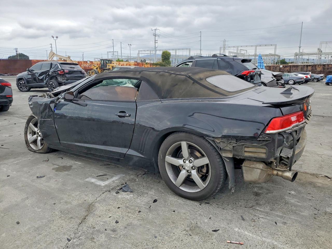 2015 Chevrolet Camaro Lt Черный vin: 2G1FD3D32F9205802