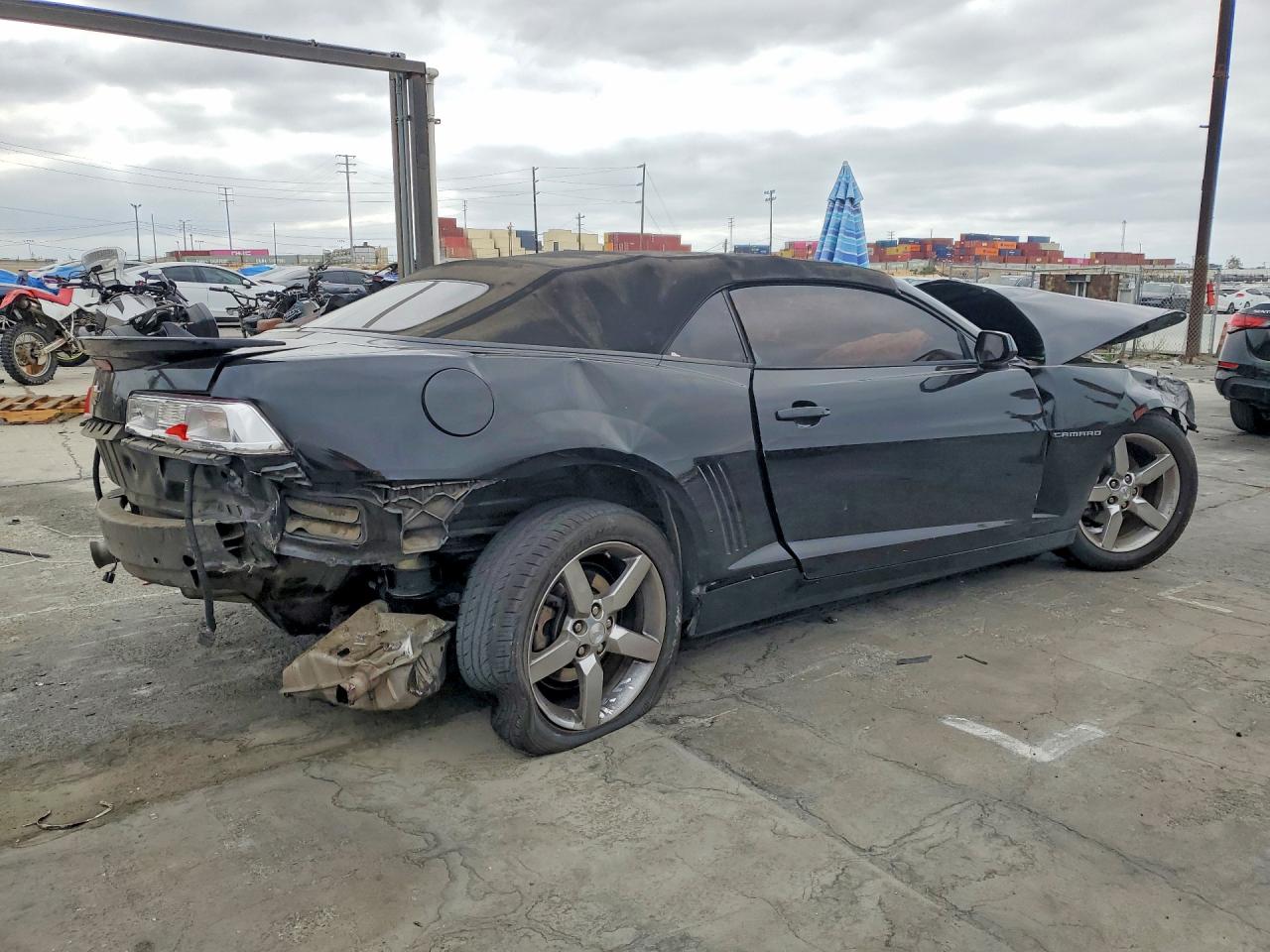 2015 Chevrolet Camaro Lt Черный vin: 2G1FD3D32F9205802
