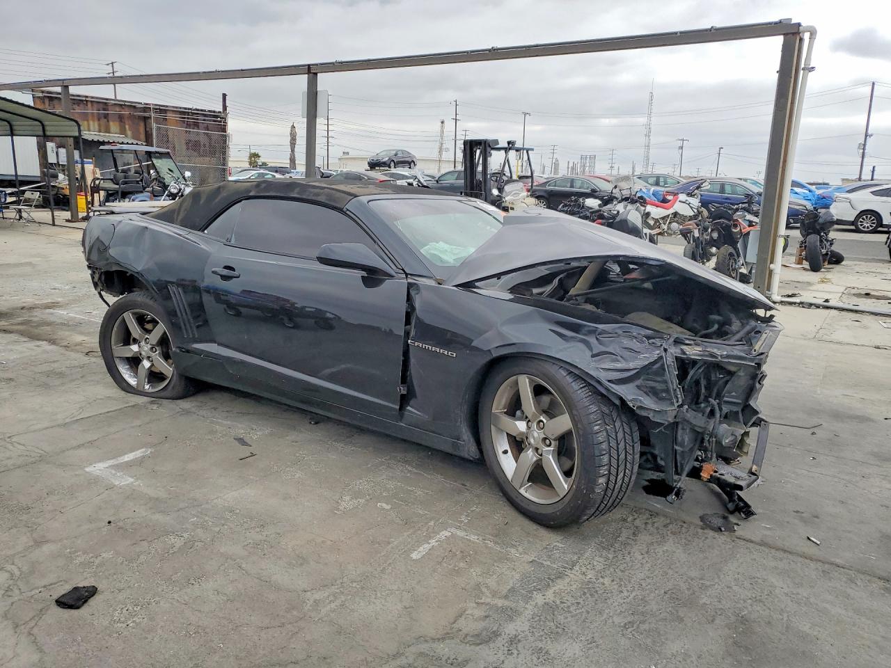 2015 Chevrolet Camaro Lt Черный vin: 2G1FD3D32F9205802