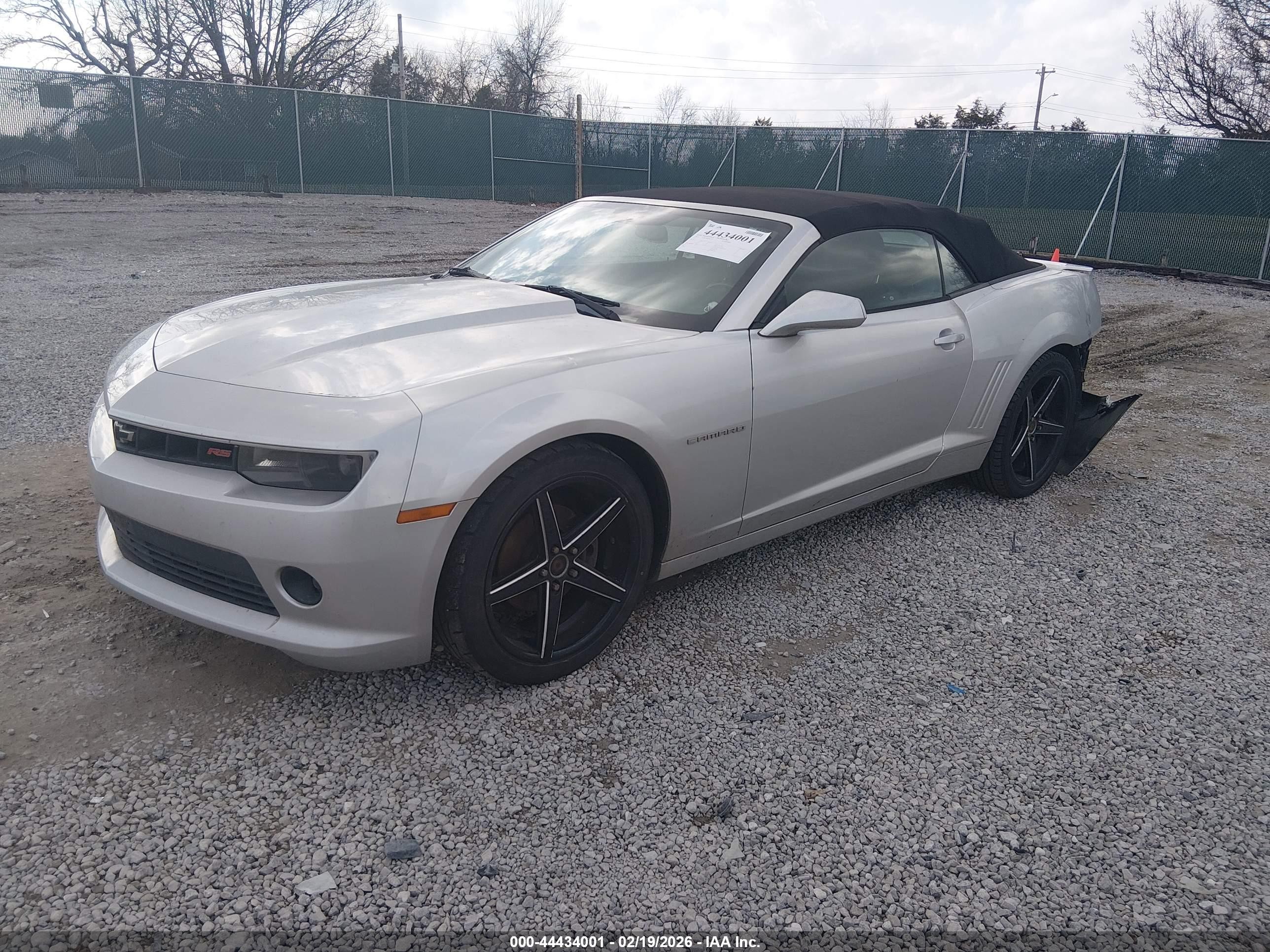 2015 Chevrolet Camaro 1lt Silver vin: 2G1FD3D32F9285148