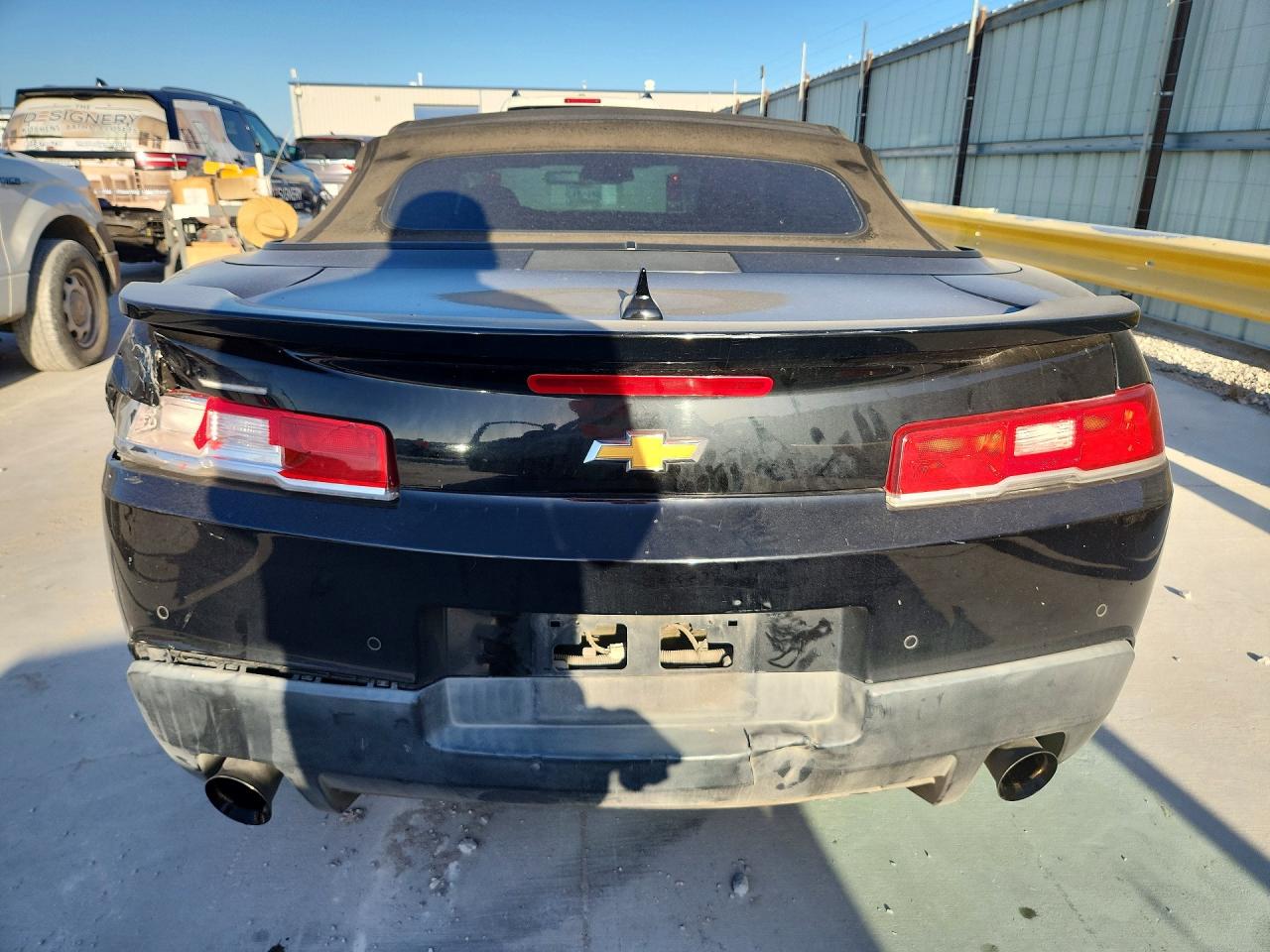 2015 Chevrolet Camaro Lt Black vin: 2G1FD3D33F9248500