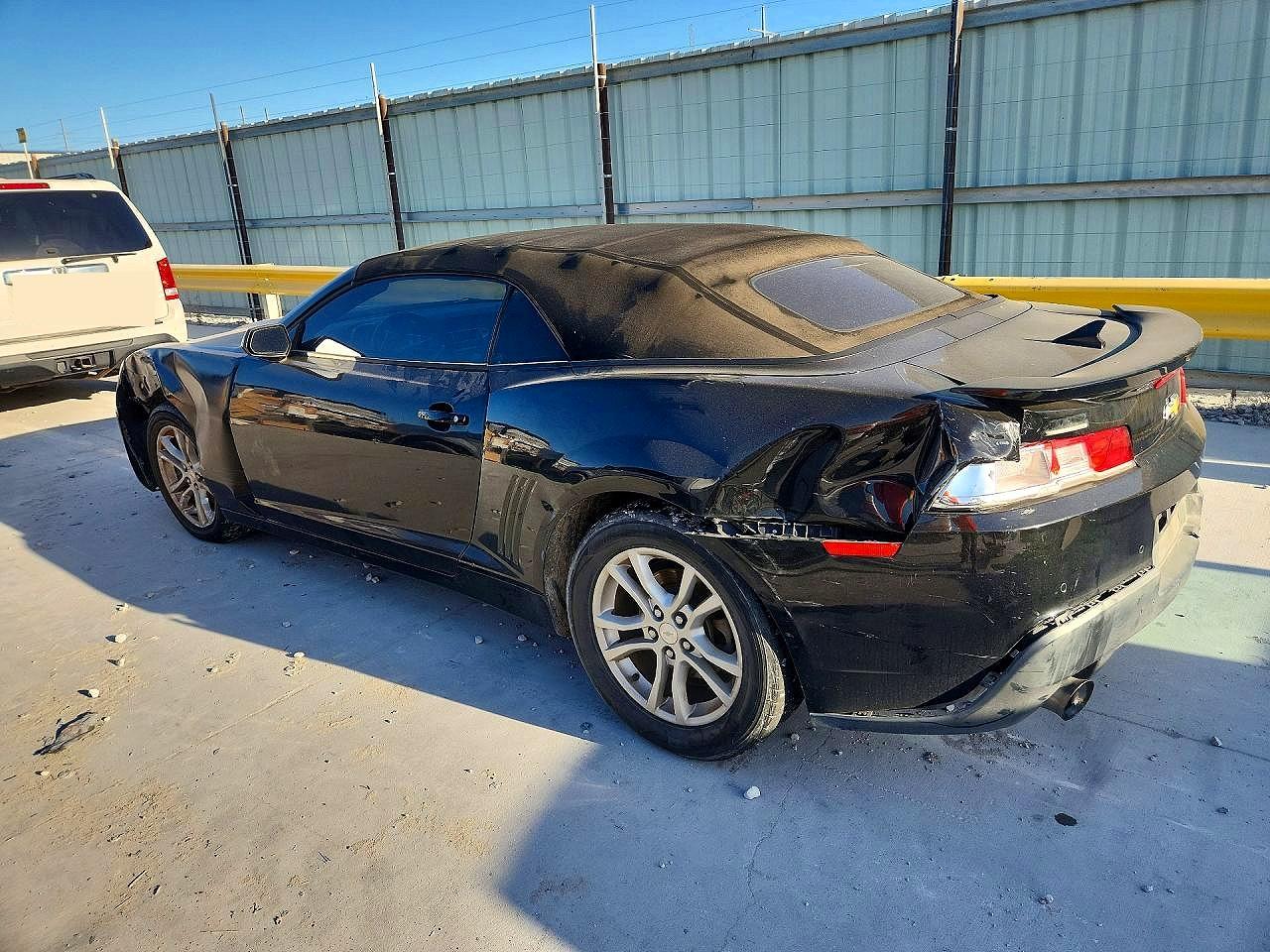 2015 Chevrolet Camaro Lt Black vin: 2G1FD3D33F9248500