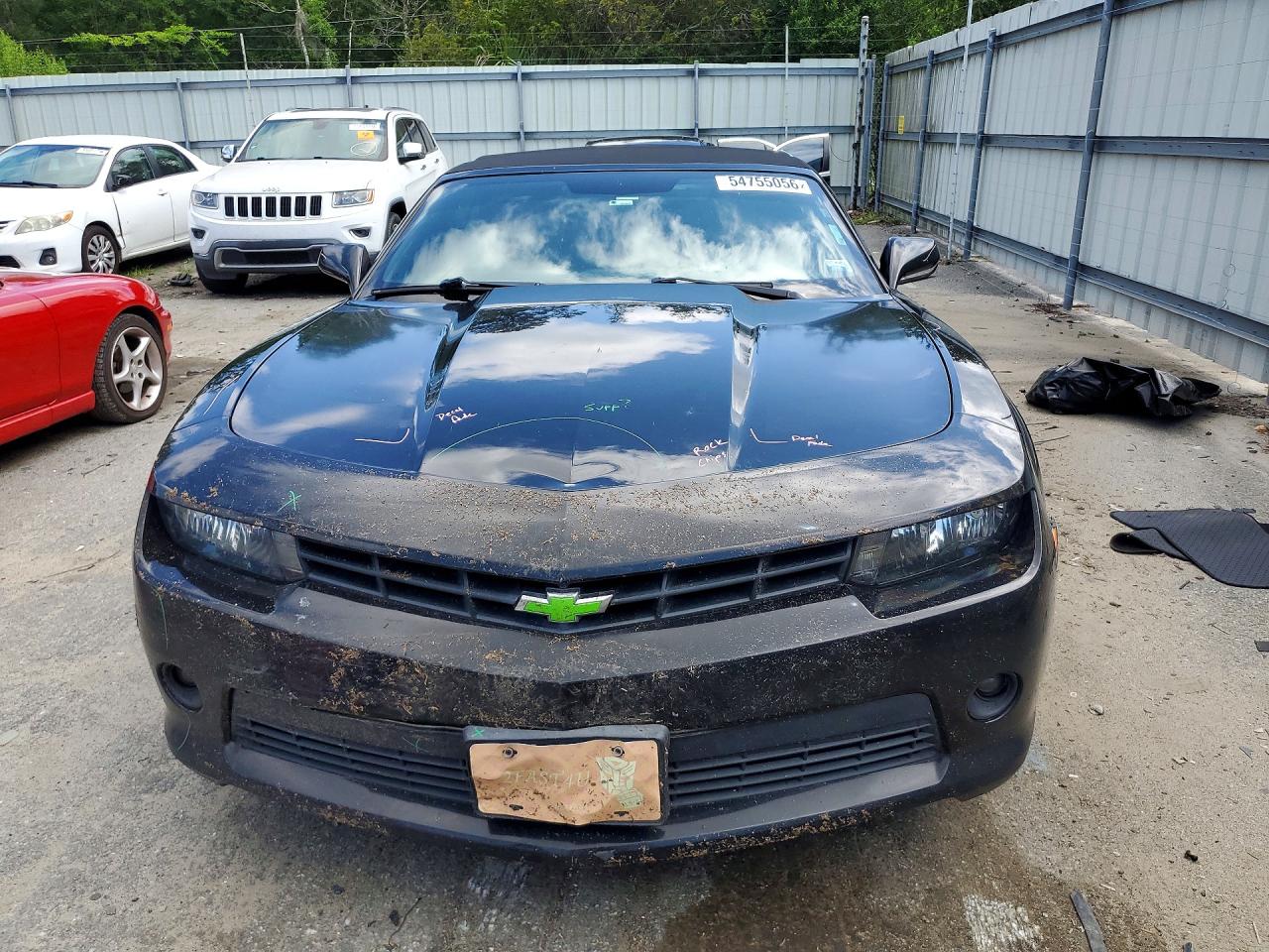 2015 Chevrolet Camaro Lt Black vin: 2G1FD3D34F9210838