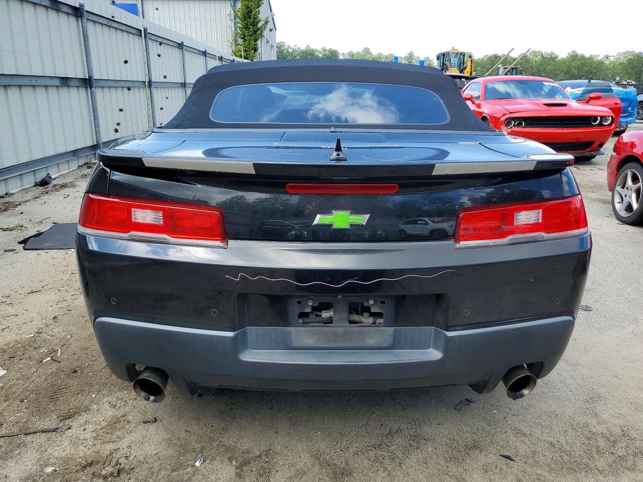 2015 Chevrolet Camaro Lt Black vin: 2G1FD3D34F9210838