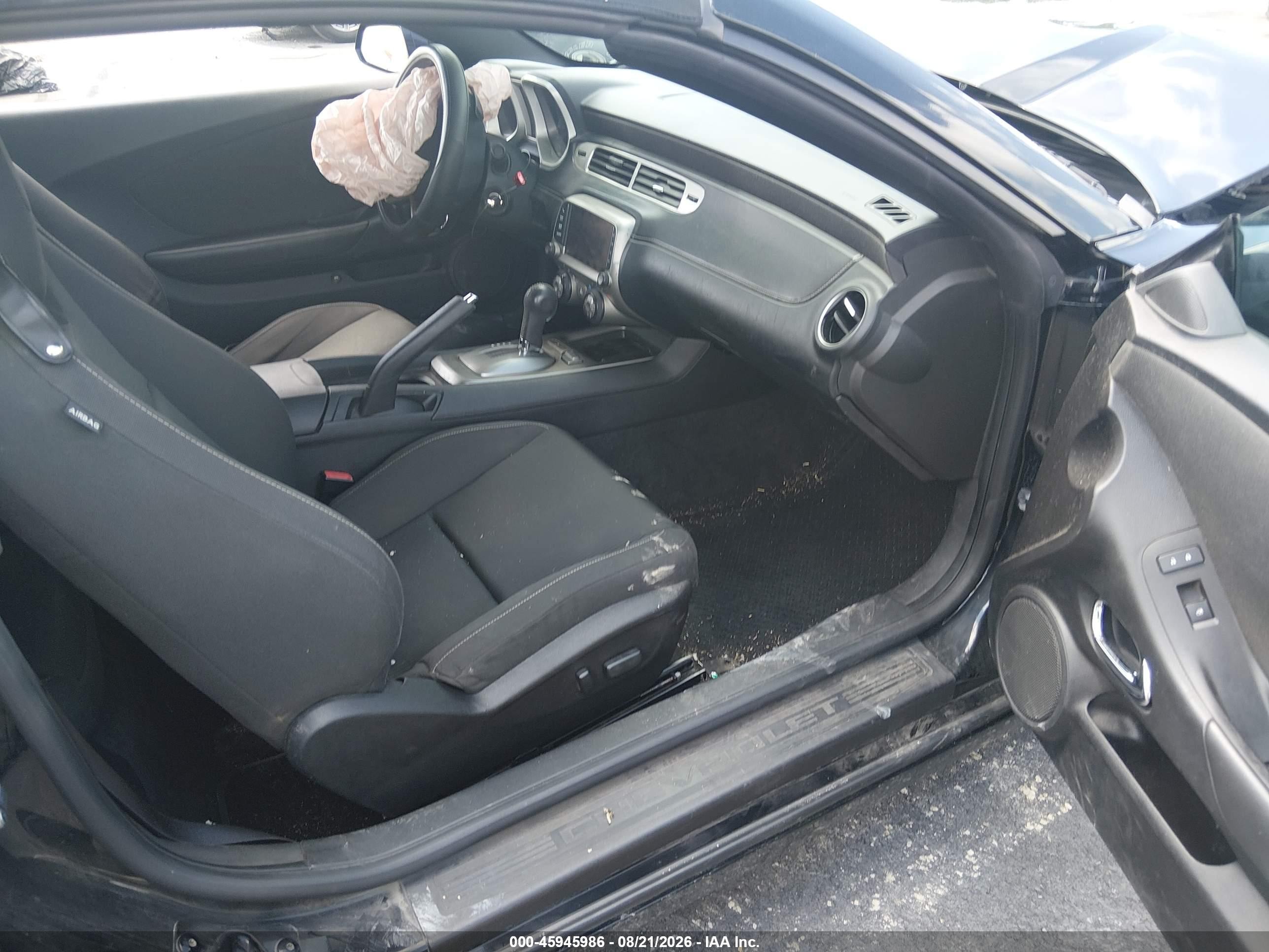 2015 Chevrolet Camaro 1lt Черный vin: 2G1FD3D34F9274443