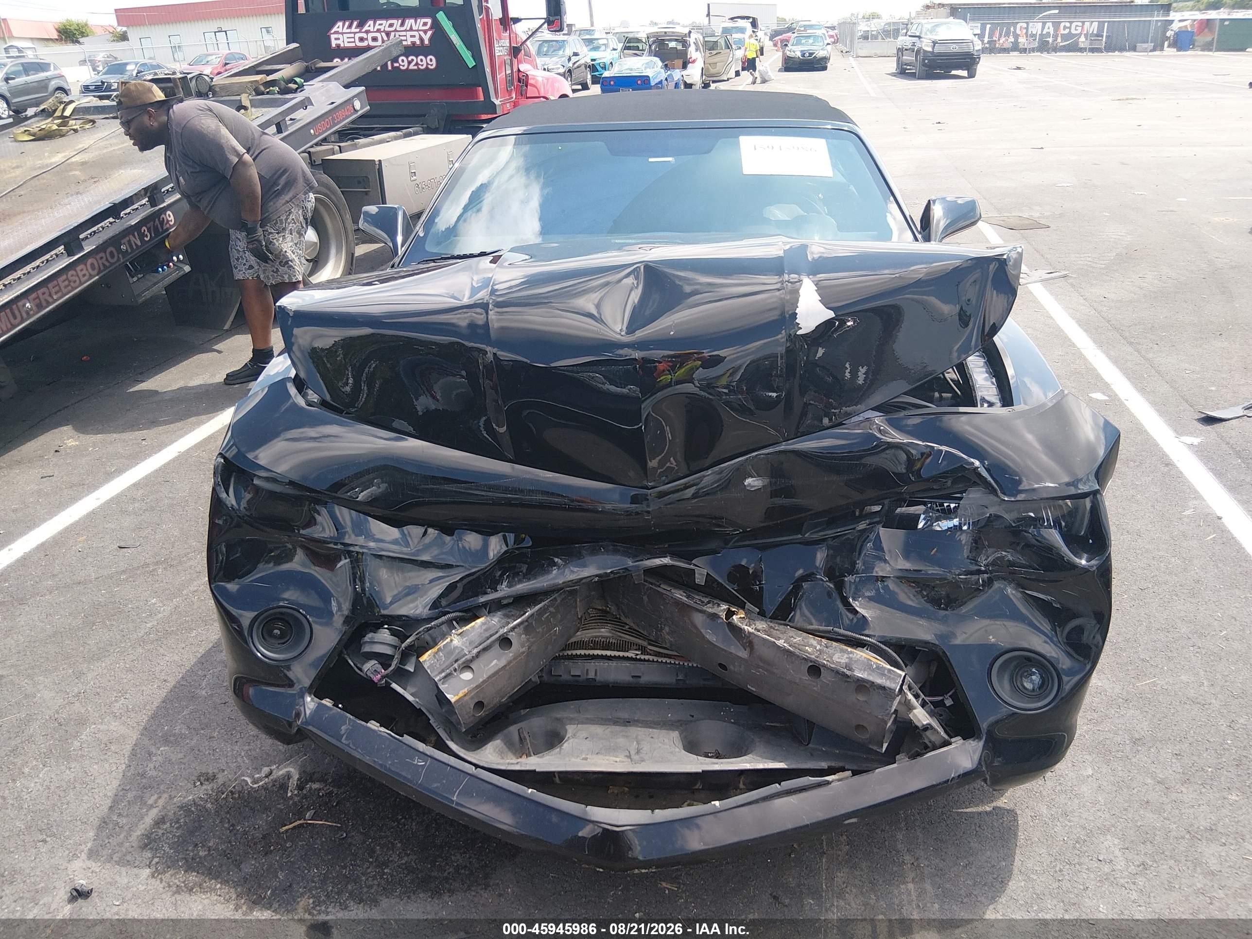 2015 Chevrolet Camaro 1lt Черный vin: 2G1FD3D34F9274443