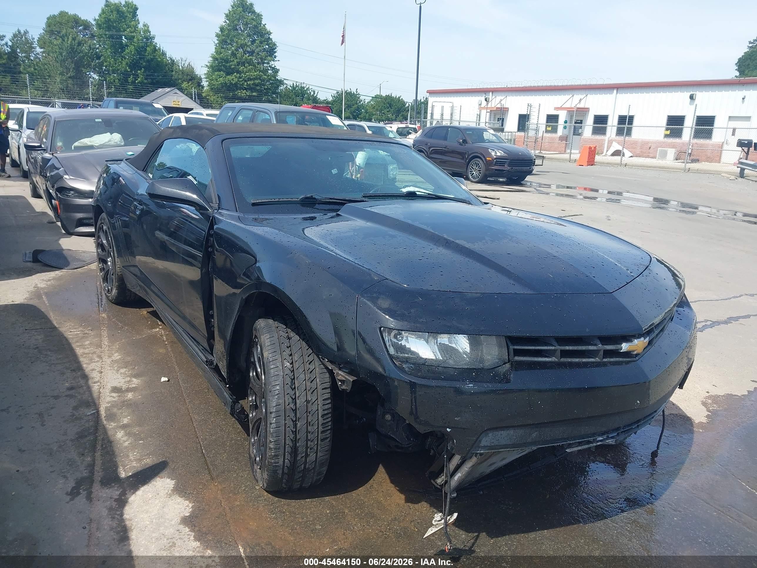 2015 Chevrolet Camaro 1lt Gray vin: 2G1FD3D35F9132893