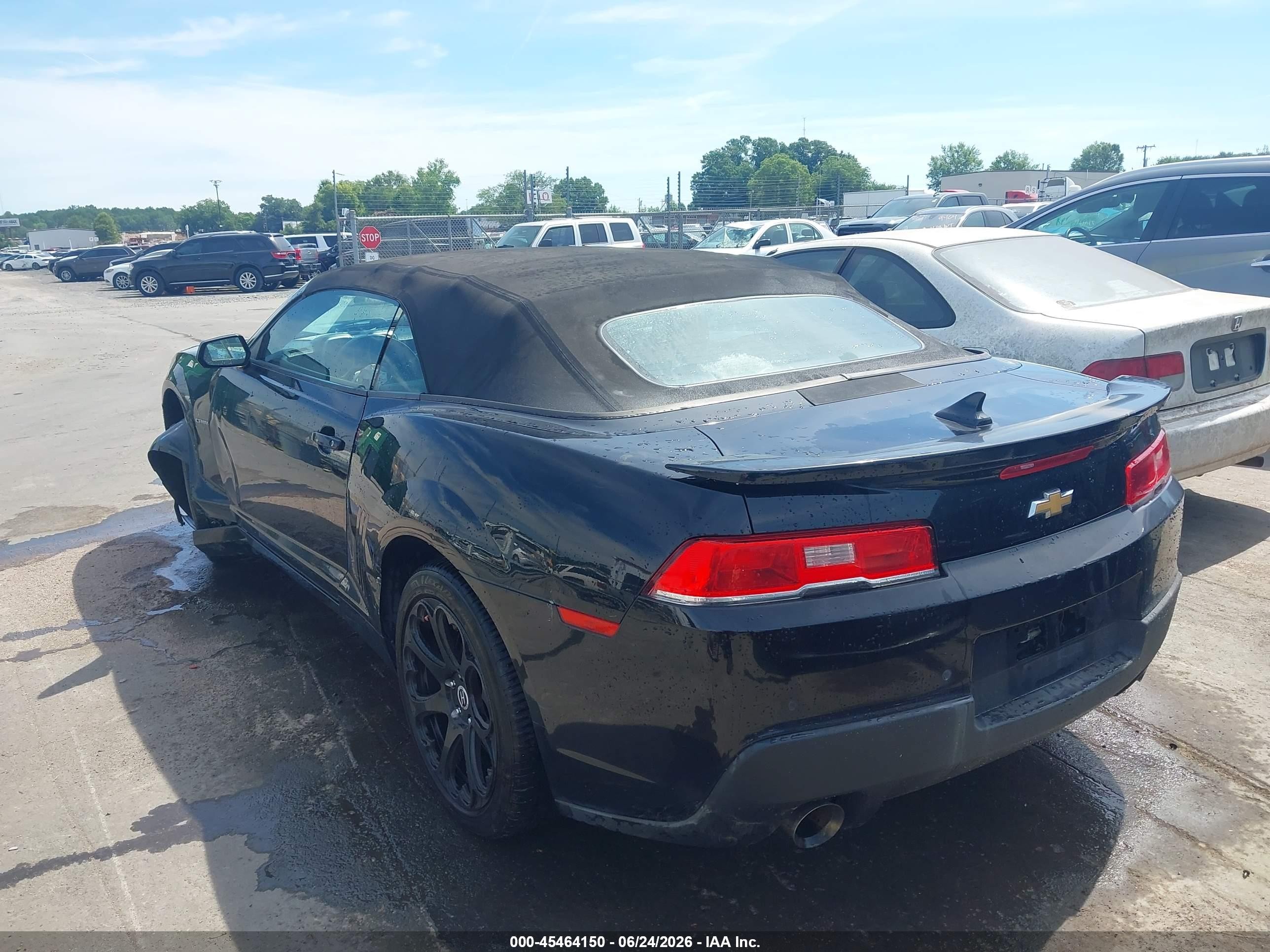 2015 Chevrolet Camaro 1lt Gray vin: 2G1FD3D35F9132893