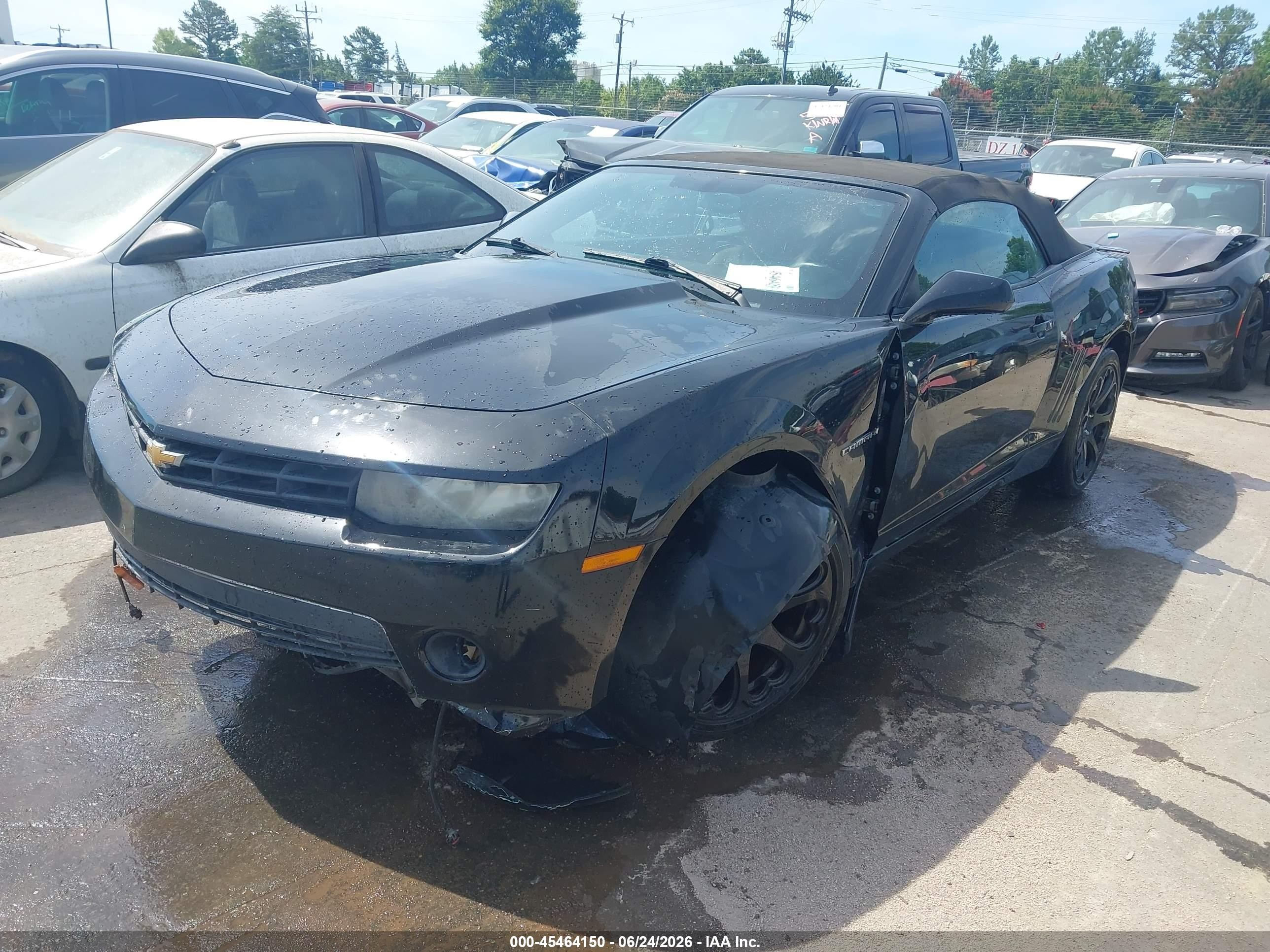 2015 Chevrolet Camaro 1lt Gray vin: 2G1FD3D35F9132893