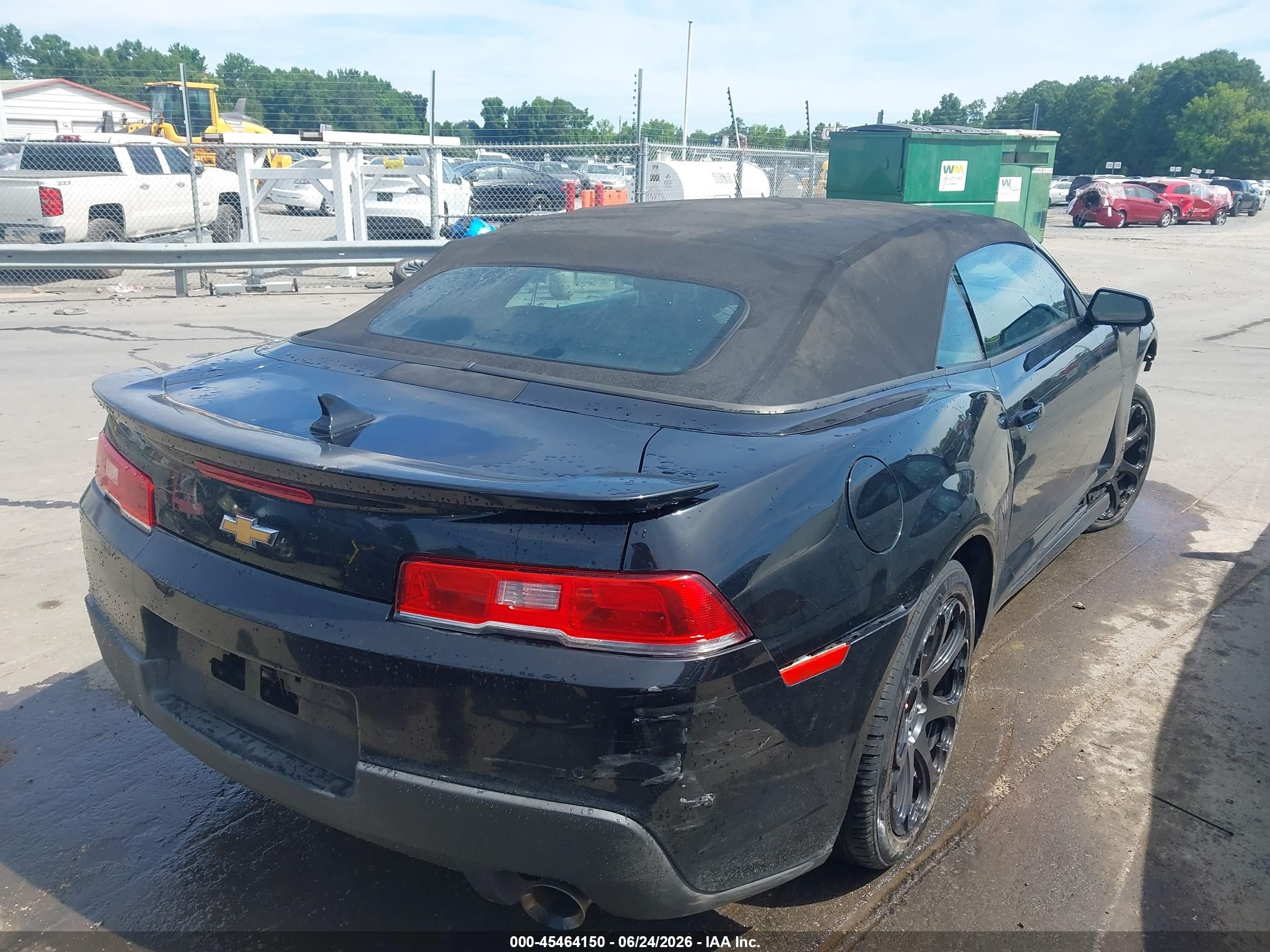 2015 Chevrolet Camaro 1lt Gray vin: 2G1FD3D35F9132893
