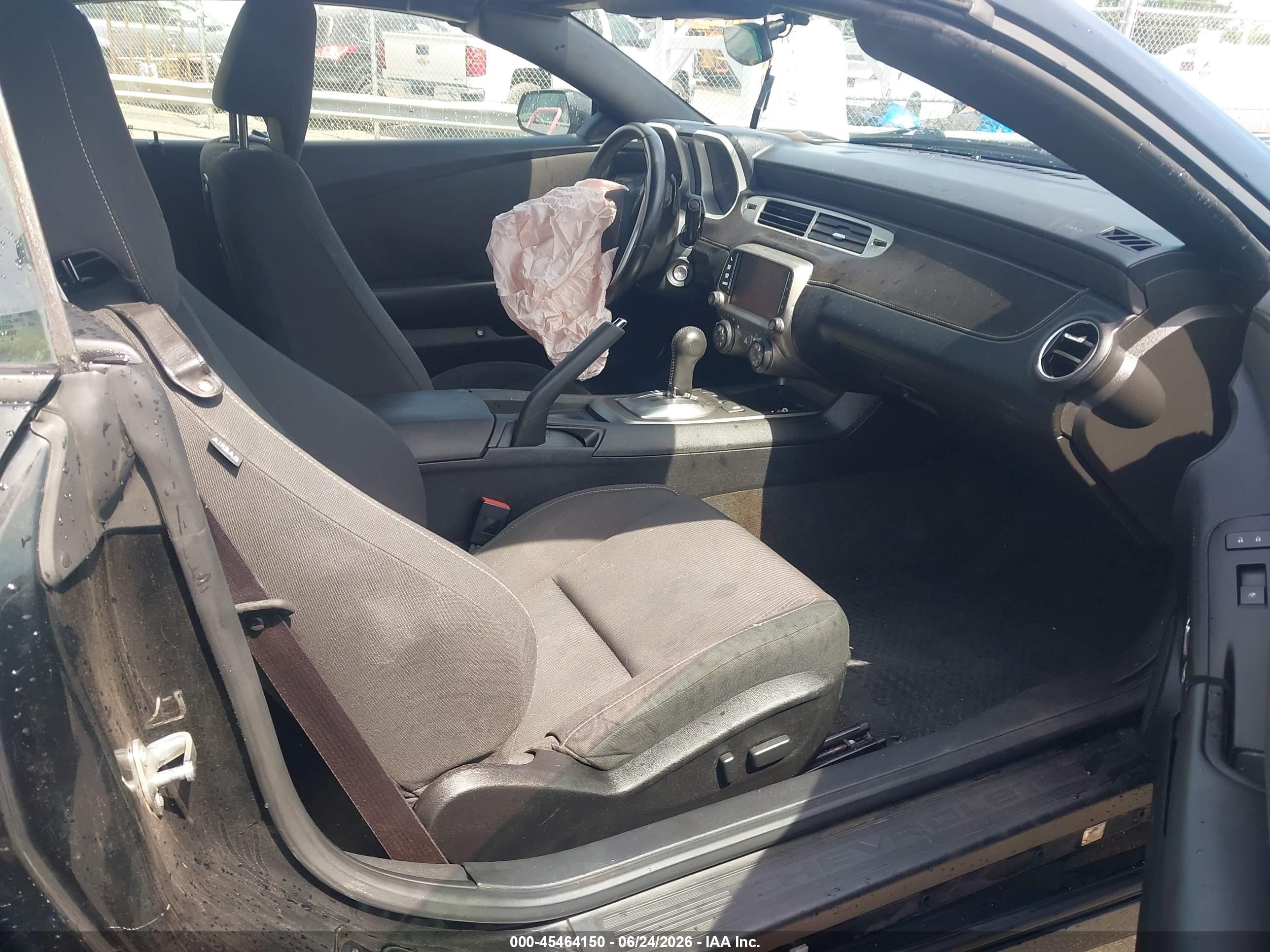 2015 Chevrolet Camaro 1lt Gray vin: 2G1FD3D35F9132893