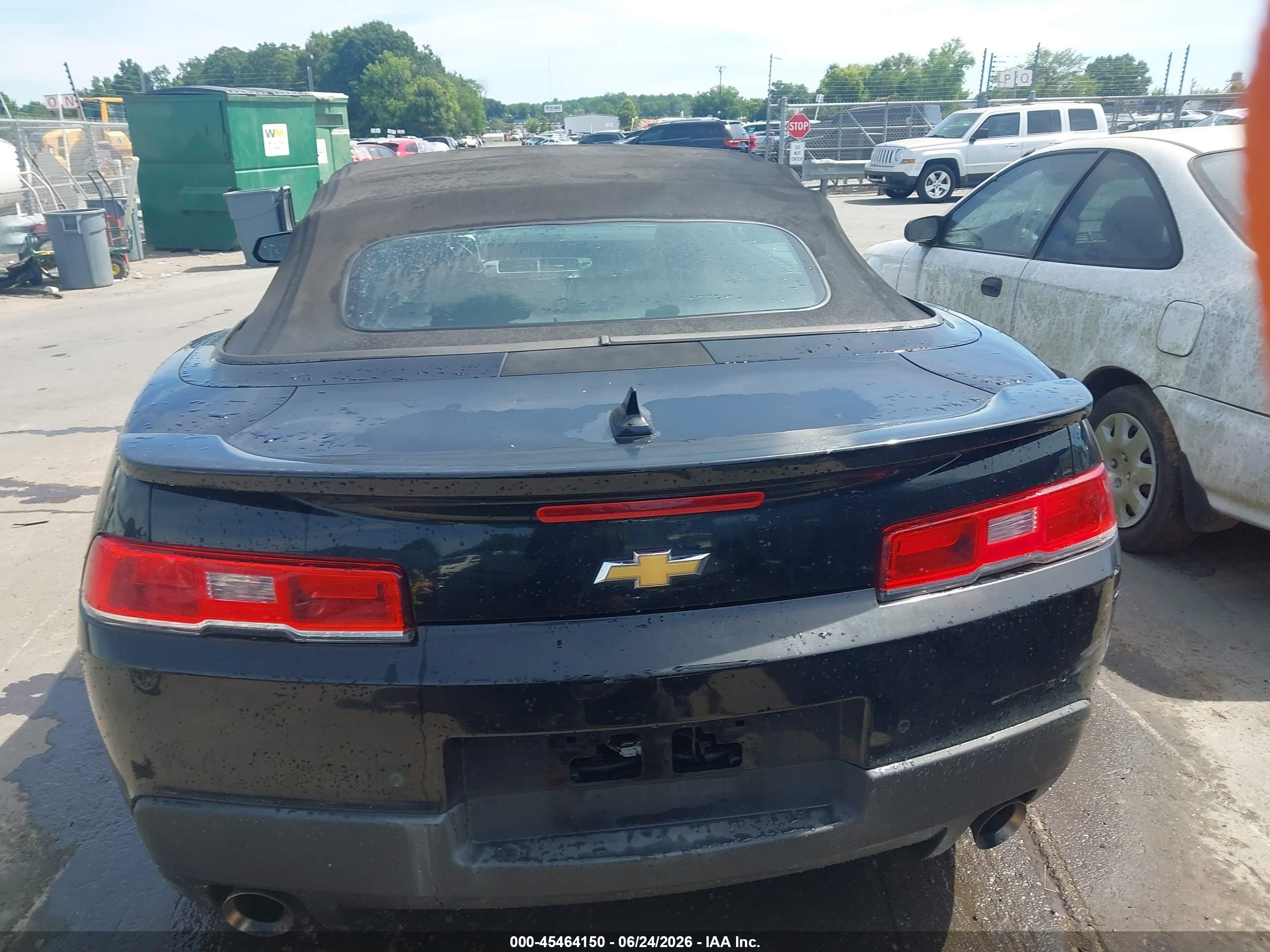2015 Chevrolet Camaro 1lt Gray vin: 2G1FD3D35F9132893