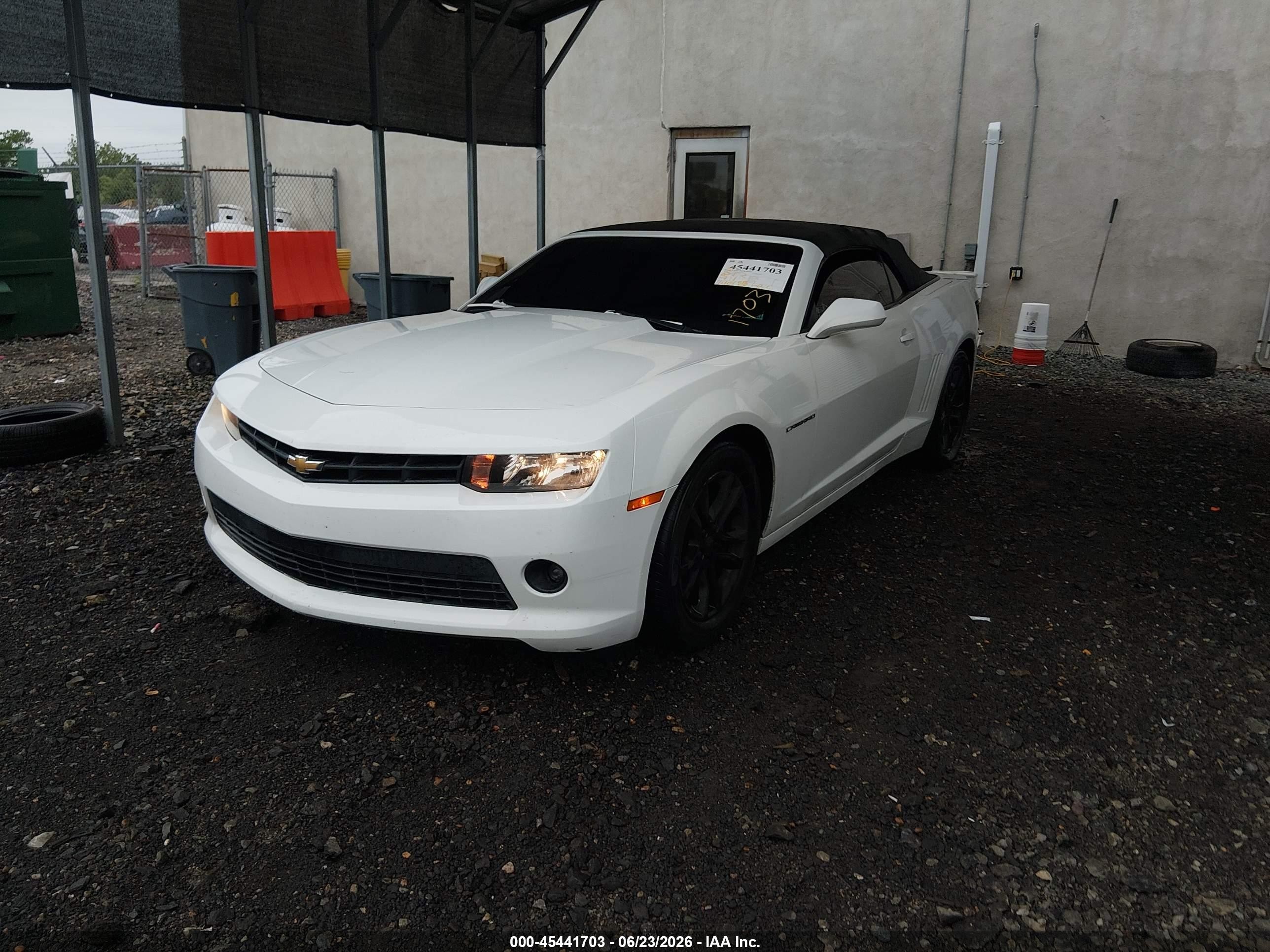 2015 Chevrolet Camaro 1lt White vin: 2G1FD3D36F9279515