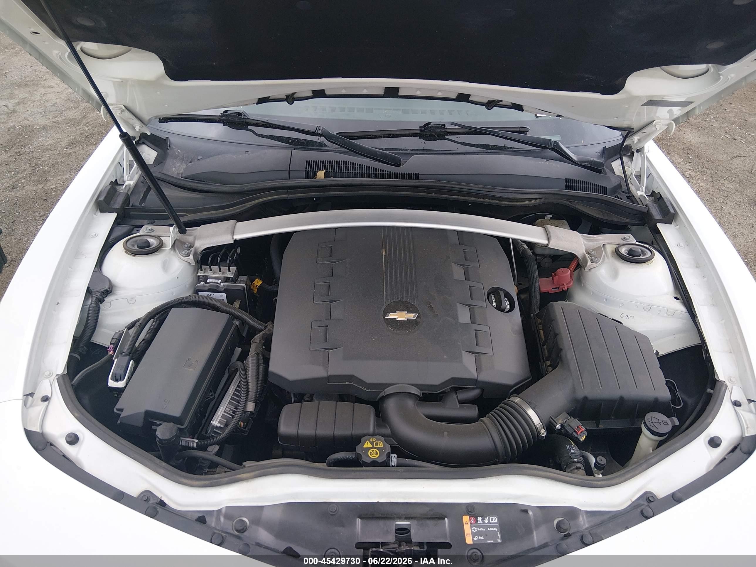 2015 Chevrolet Camaro 1lt White vin: 2G1FD3D36F9292250