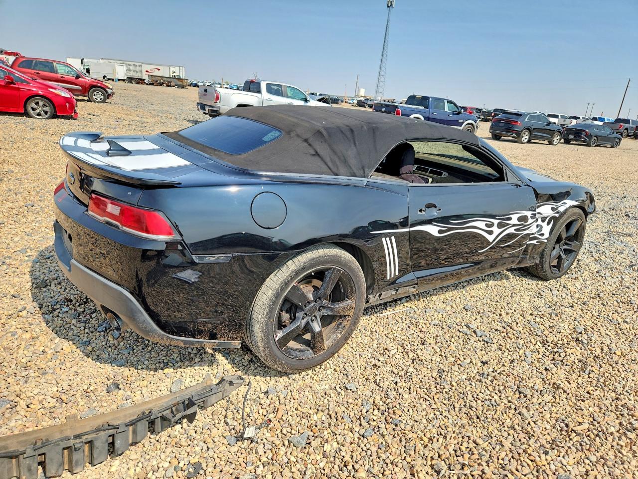 2015 Chevrolet Camaro Lt Black vin: 2G1FD3D36F9294841