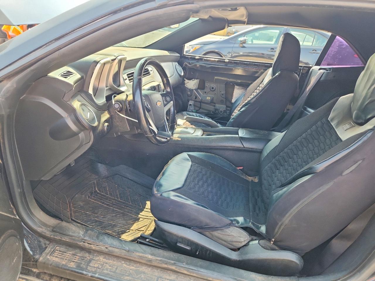 2015 Chevrolet Camaro Lt Black vin: 2G1FD3D36F9294841