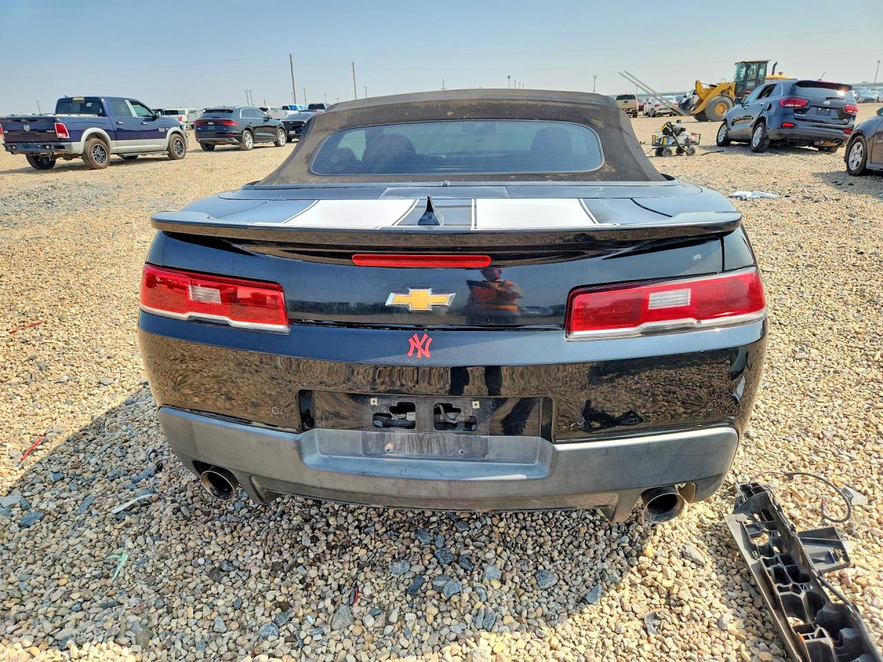 2015 Chevrolet Camaro Lt Black vin: 2G1FD3D36F9294841