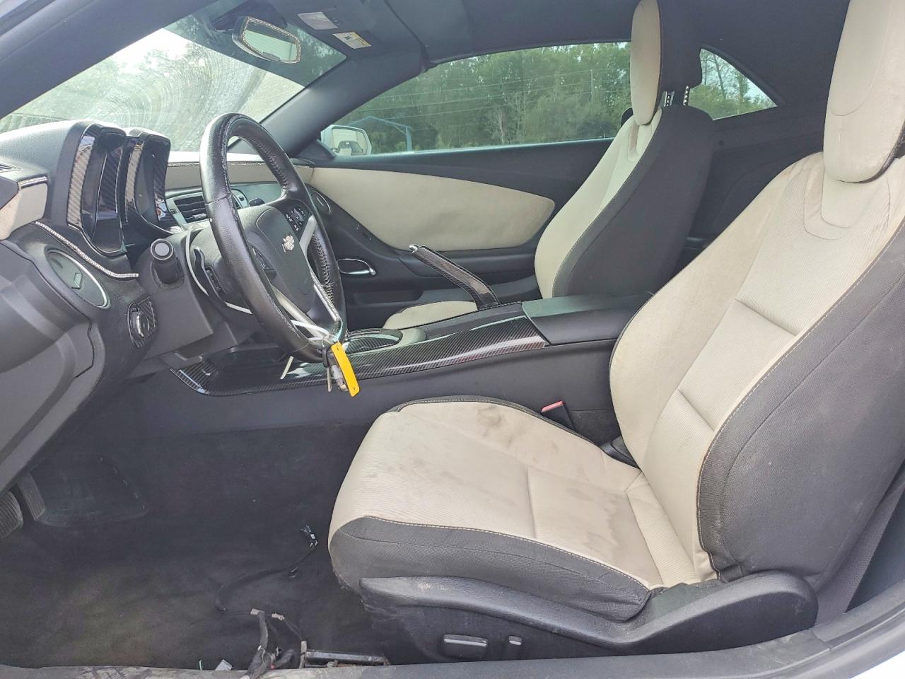 2015 Chevrolet Camaro Lt White vin: 2G1FD3D37F9275909