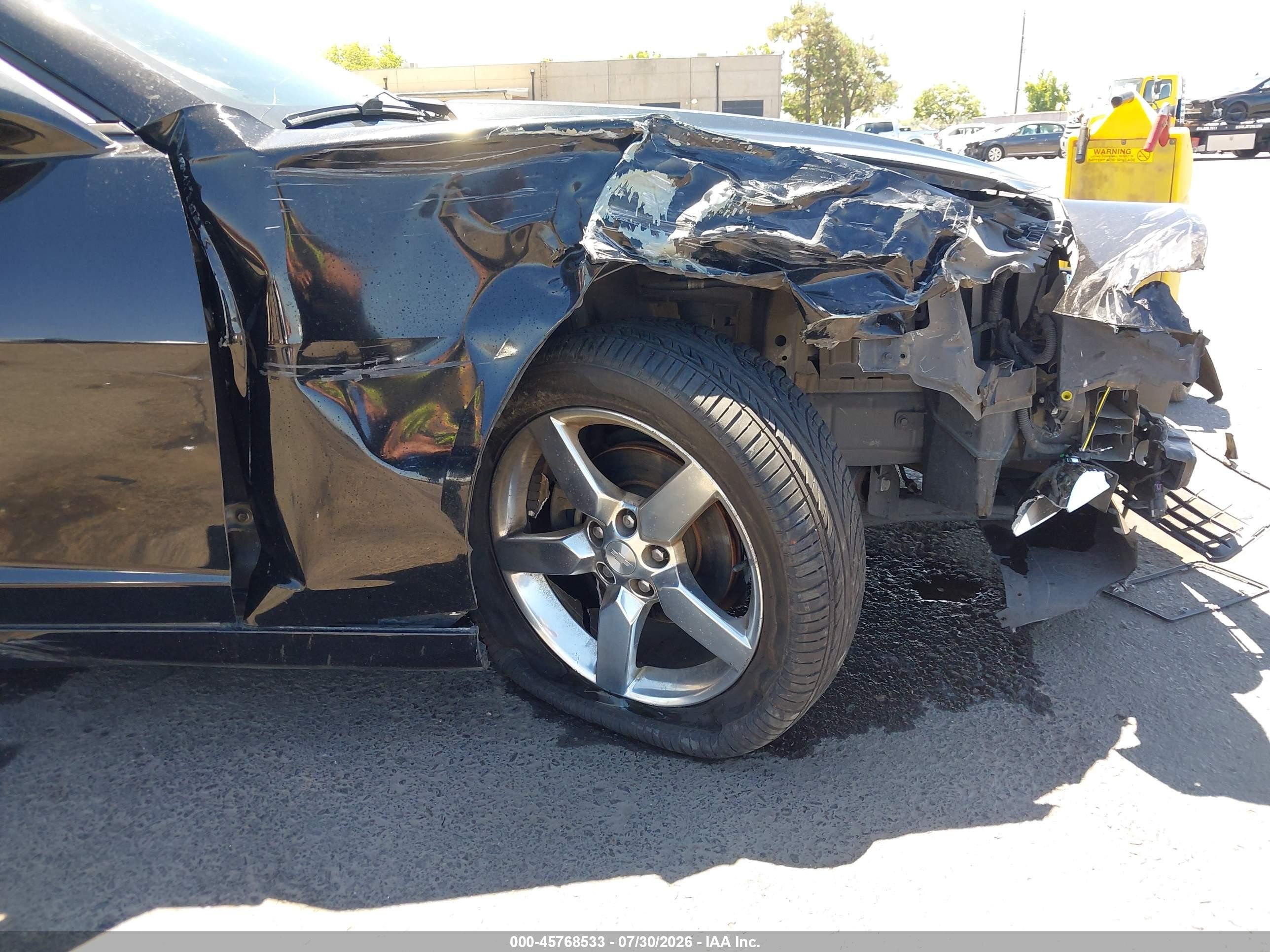 2015 Chevrolet Camaro 1lt Black vin: 2G1FD3D38F9224659
