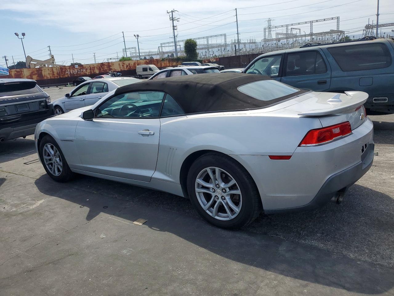 2015 Chevrolet Camaro Lt Silver vin: 2G1FD3D38F9266653