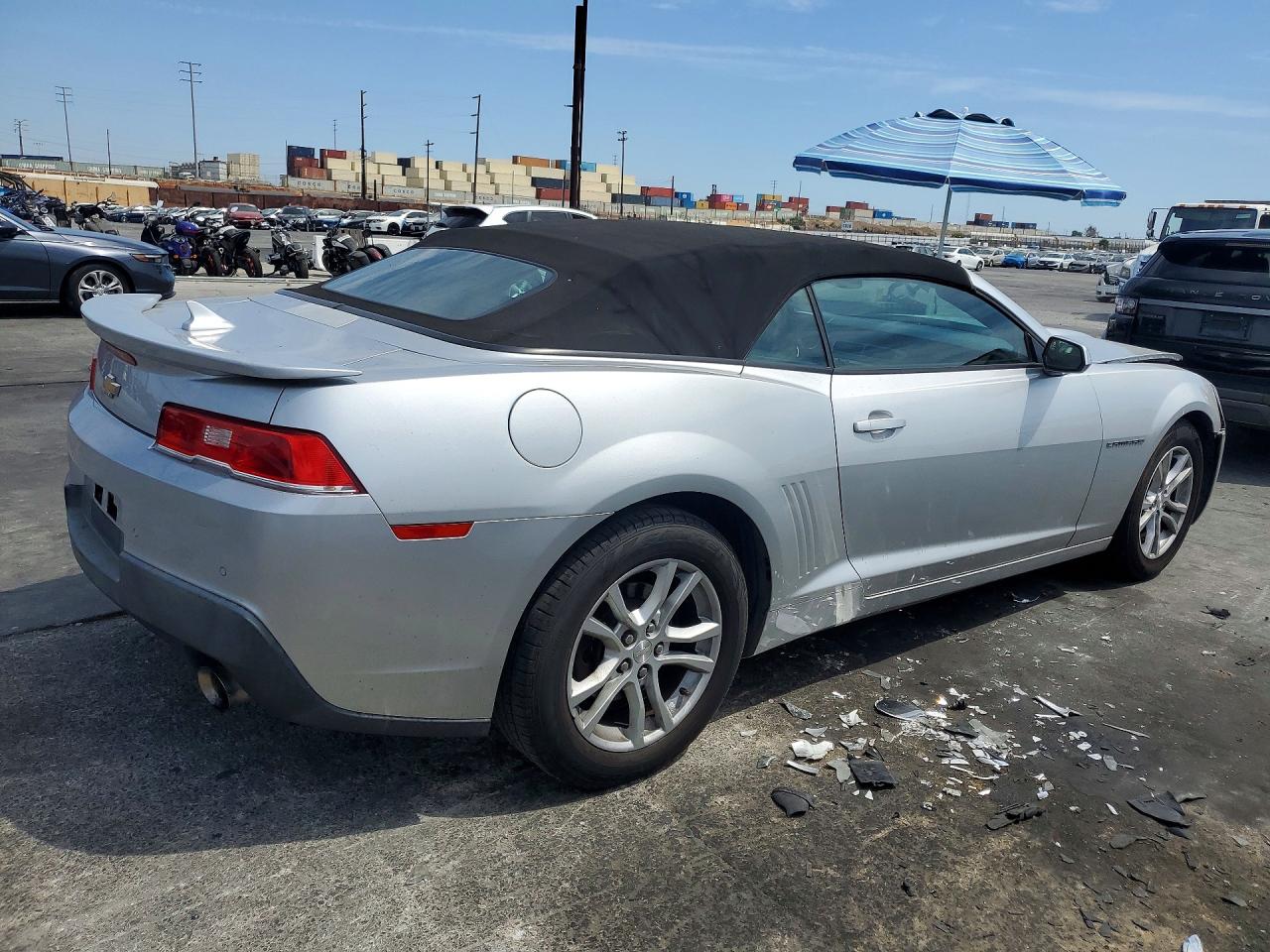 2015 Chevrolet Camaro Lt Silver vin: 2G1FD3D38F9266653