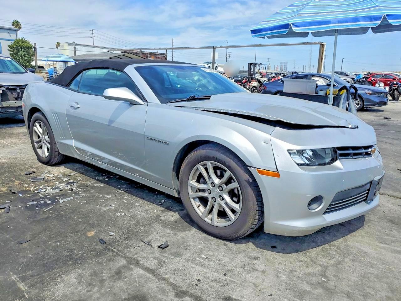 2015 Chevrolet Camaro Lt Silver vin: 2G1FD3D38F9266653