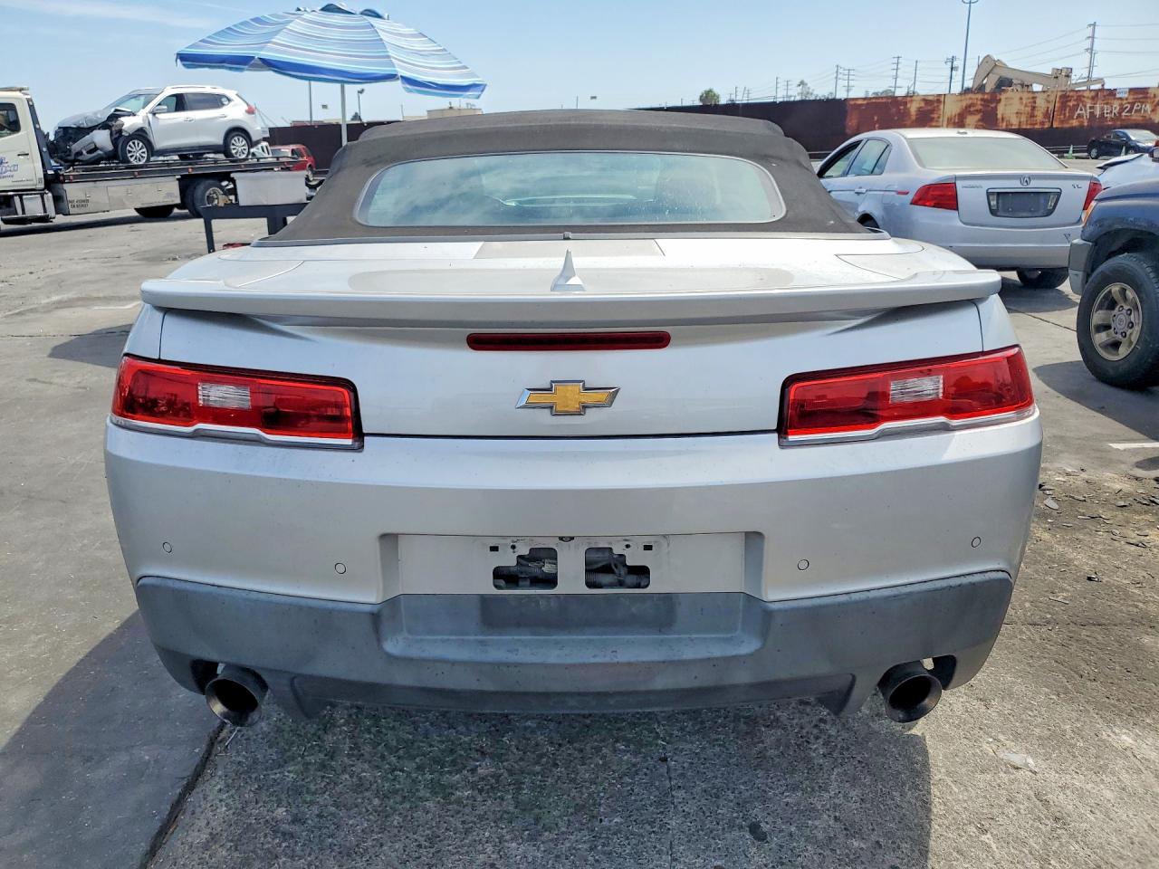2015 Chevrolet Camaro Lt Silver vin: 2G1FD3D38F9266653