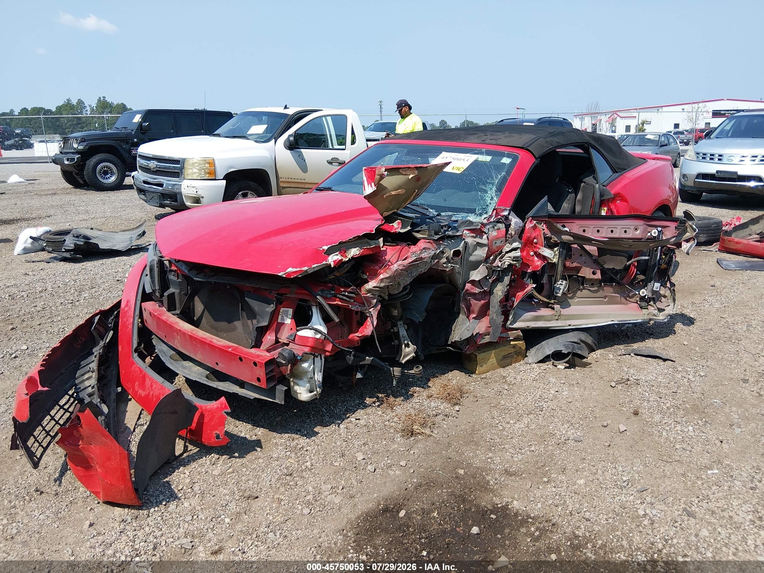 2015 Chevrolet Camaro 1lt Red vin: 2G1FD3D39F9143895