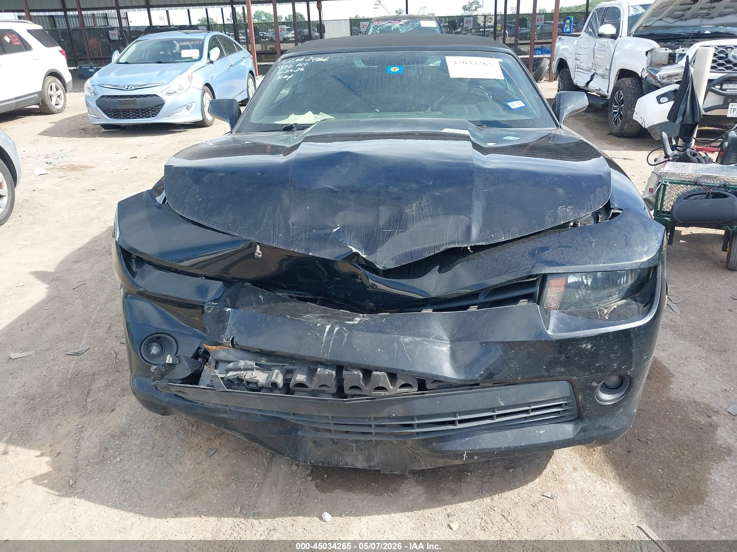 2015 Chevrolet Camaro 1lt Black vin: 2G1FD3D39F9167954