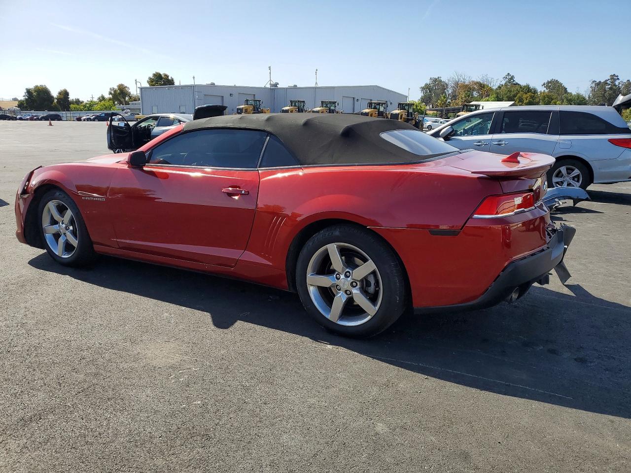 2015 Chevrolet Camaro Lt Orange vin: 2G1FD3D39F9208423