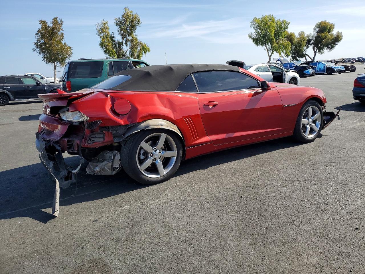 2015 Chevrolet Camaro Lt Orange vin: 2G1FD3D39F9208423