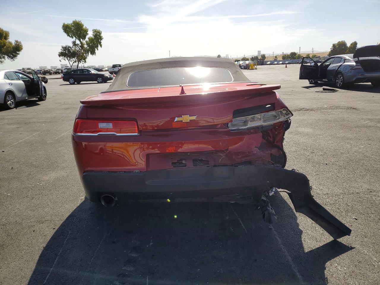 2015 Chevrolet Camaro Lt Orange vin: 2G1FD3D39F9208423