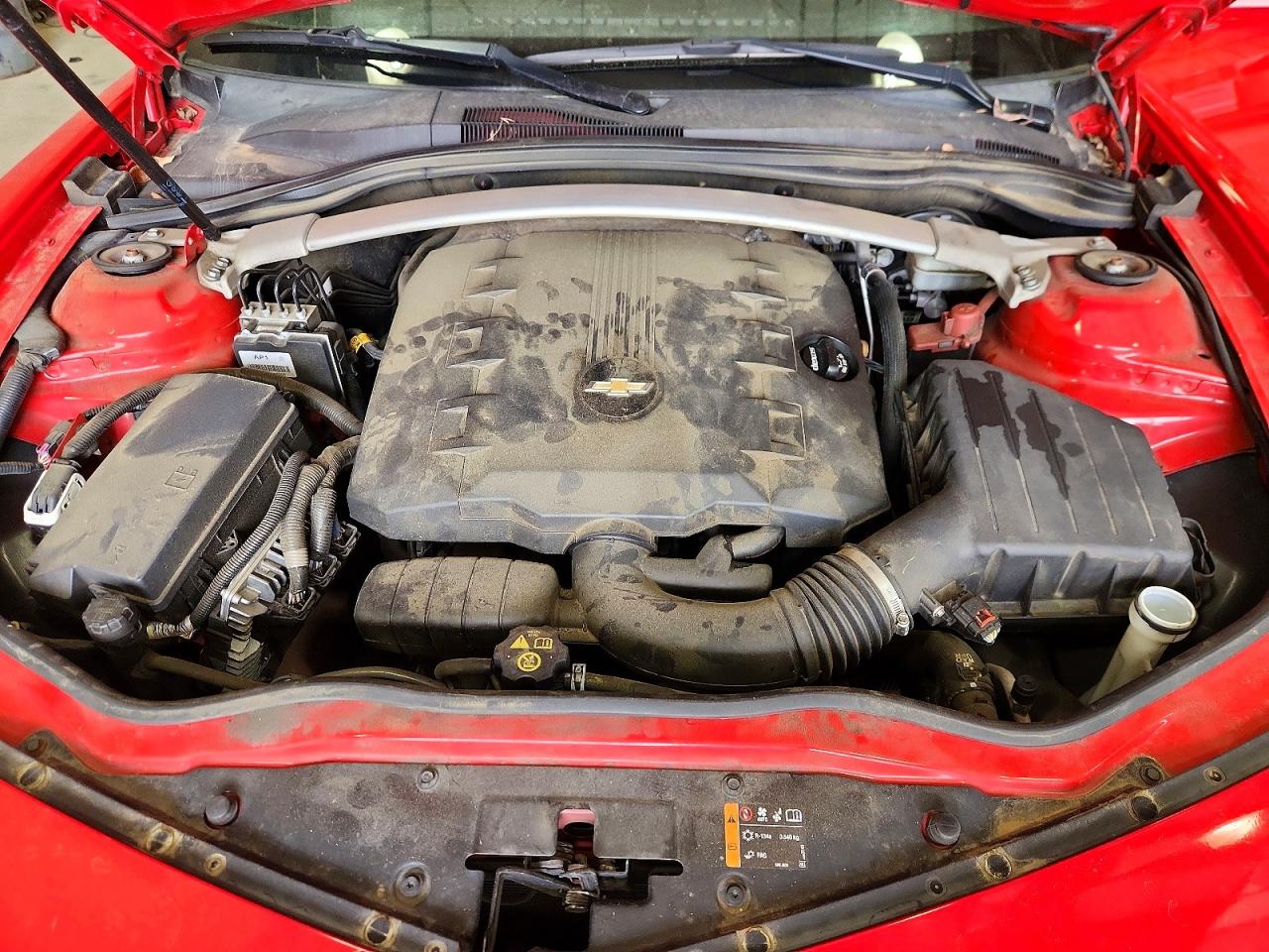 2015 Chevrolet Camaro Lt Red vin: 2G1FD3D39F9275894
