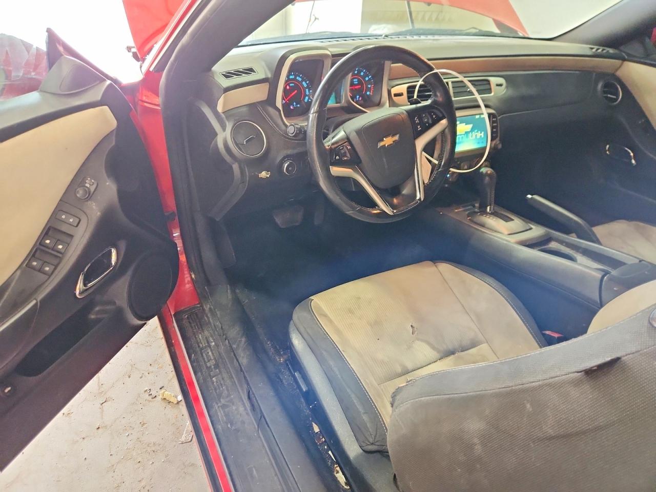 2015 Chevrolet Camaro Lt Red vin: 2G1FD3D39F9275894
