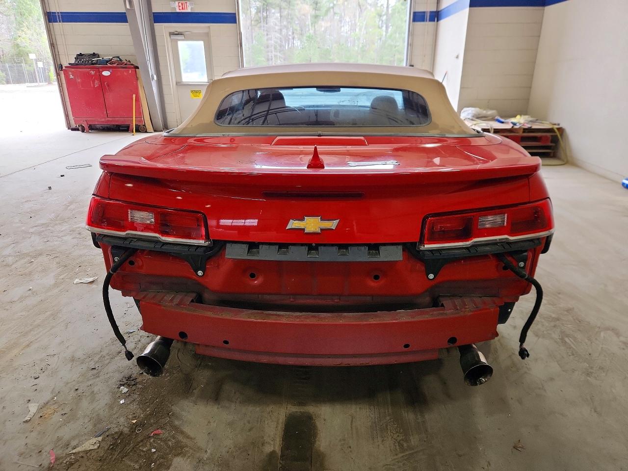 2015 Chevrolet Camaro Lt Red vin: 2G1FD3D39F9275894