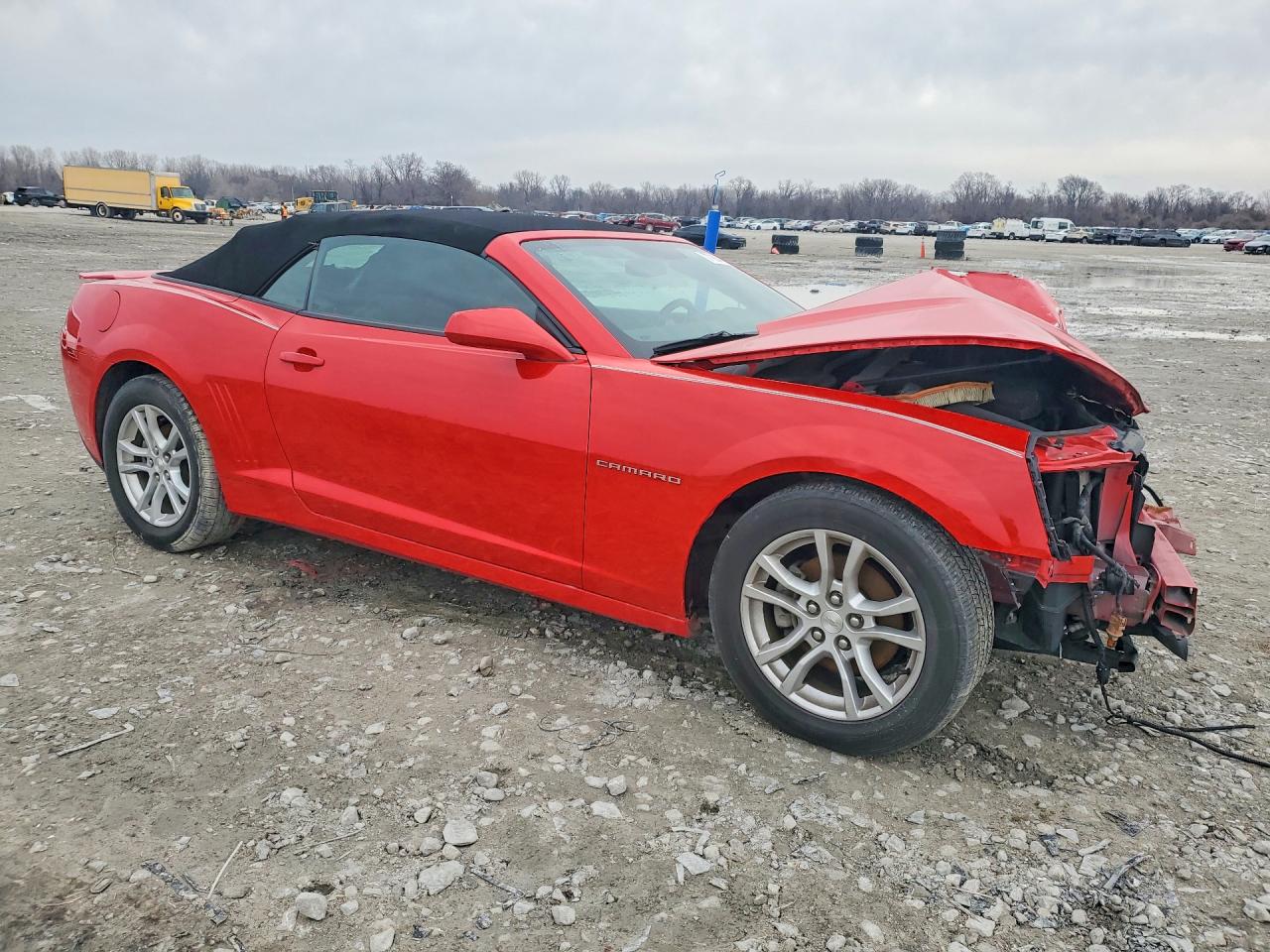 2015 Chevrolet Camaro Lt Red vin: 2G1FD3D39F9280867