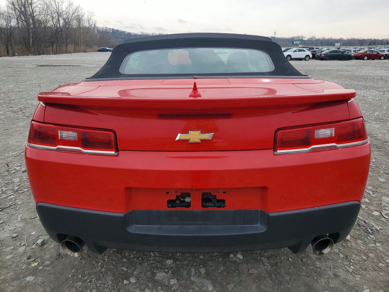 2015 Chevrolet Camaro Lt Red vin: 2G1FD3D39F9280867