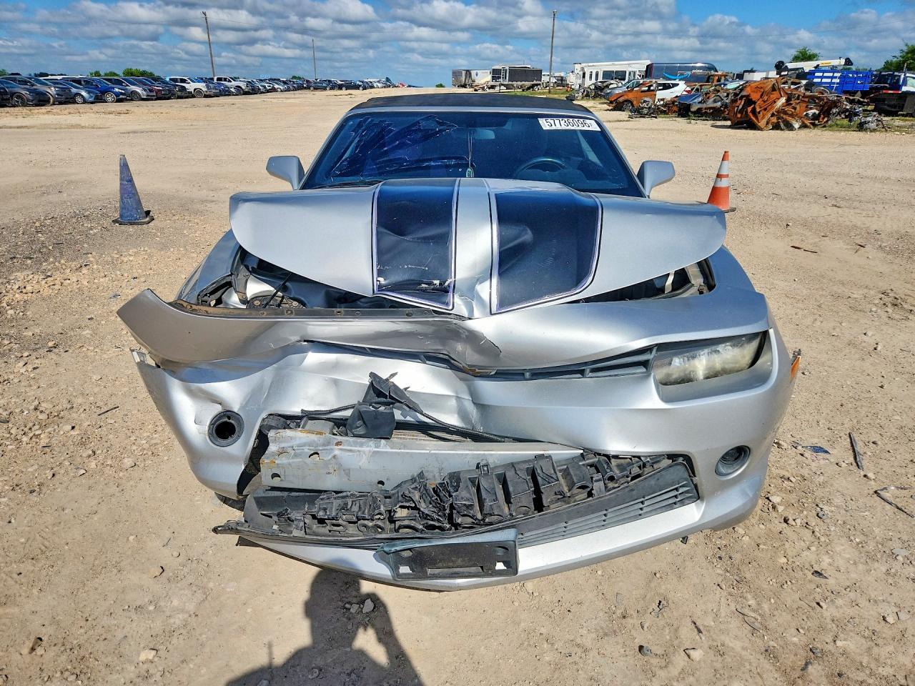 2015 Chevrolet Camaro Lt Silver vin: 2G1FD3D3XF9121145